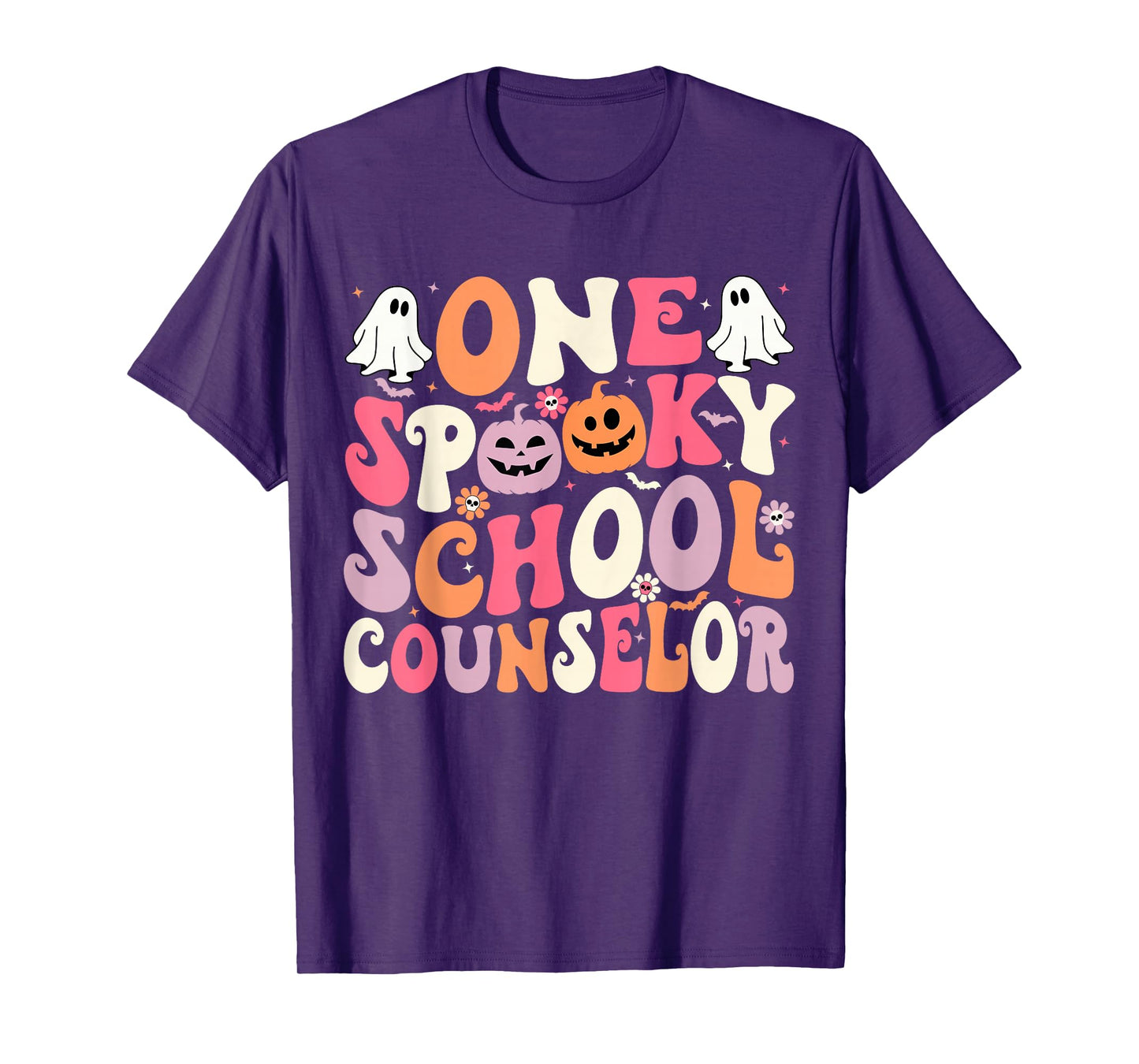 One Spooky School Counselor Halloween Teacher Counseling T-Shirt