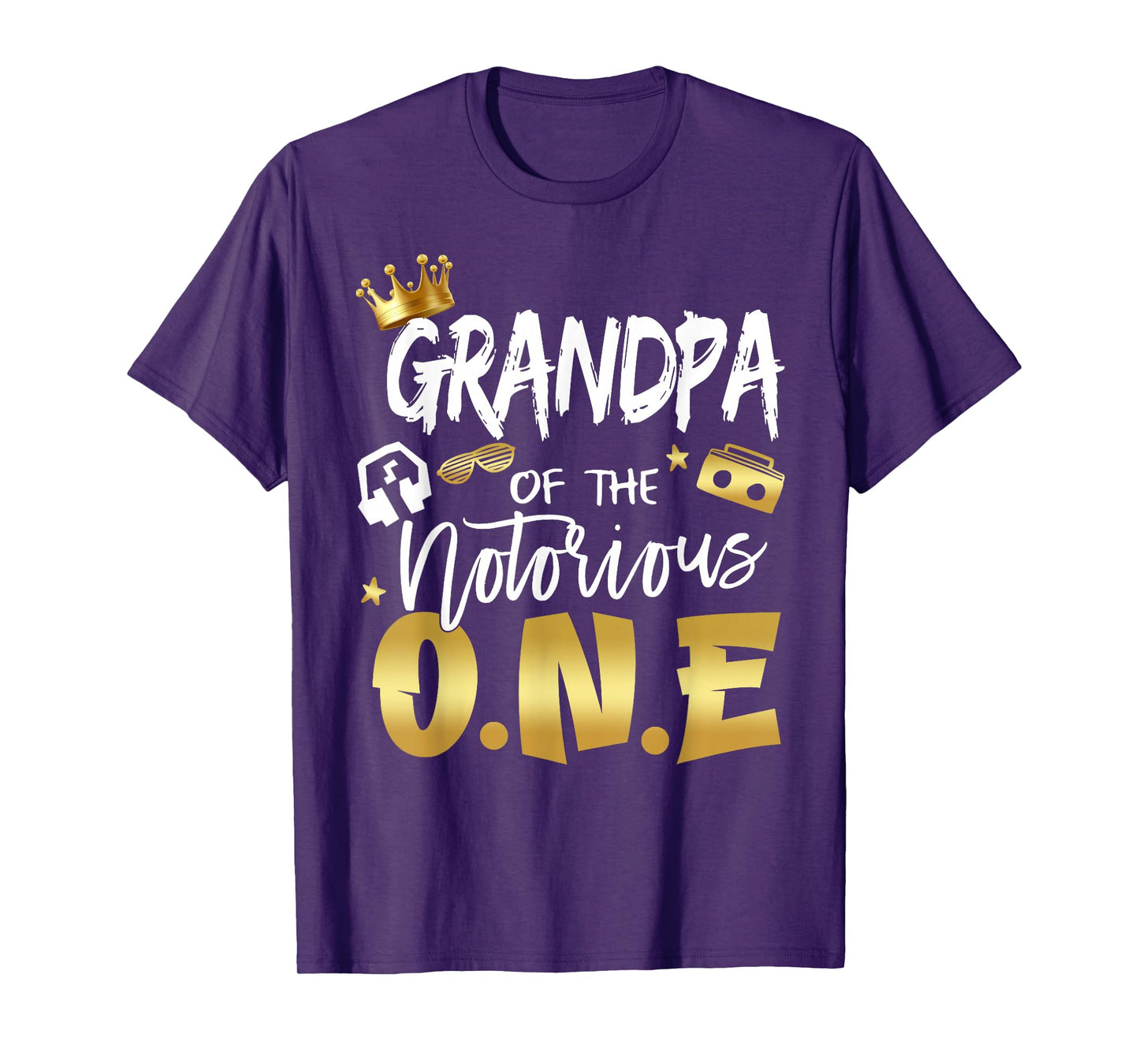 Grandpa Of The Notorious One Old School Hip Hop 1st Birthday T-Shirt