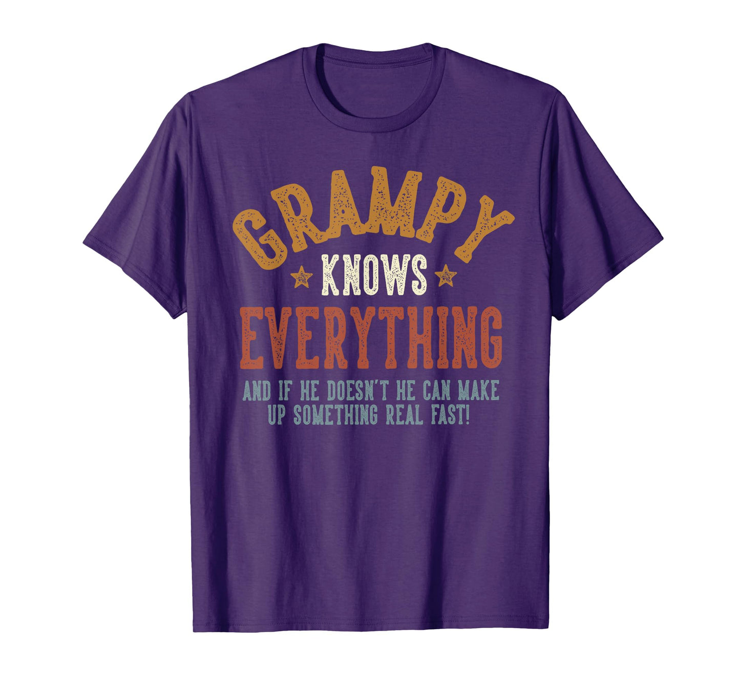 Grampy Knows Everything - Humorous Father's Day Grampy T-Shirt