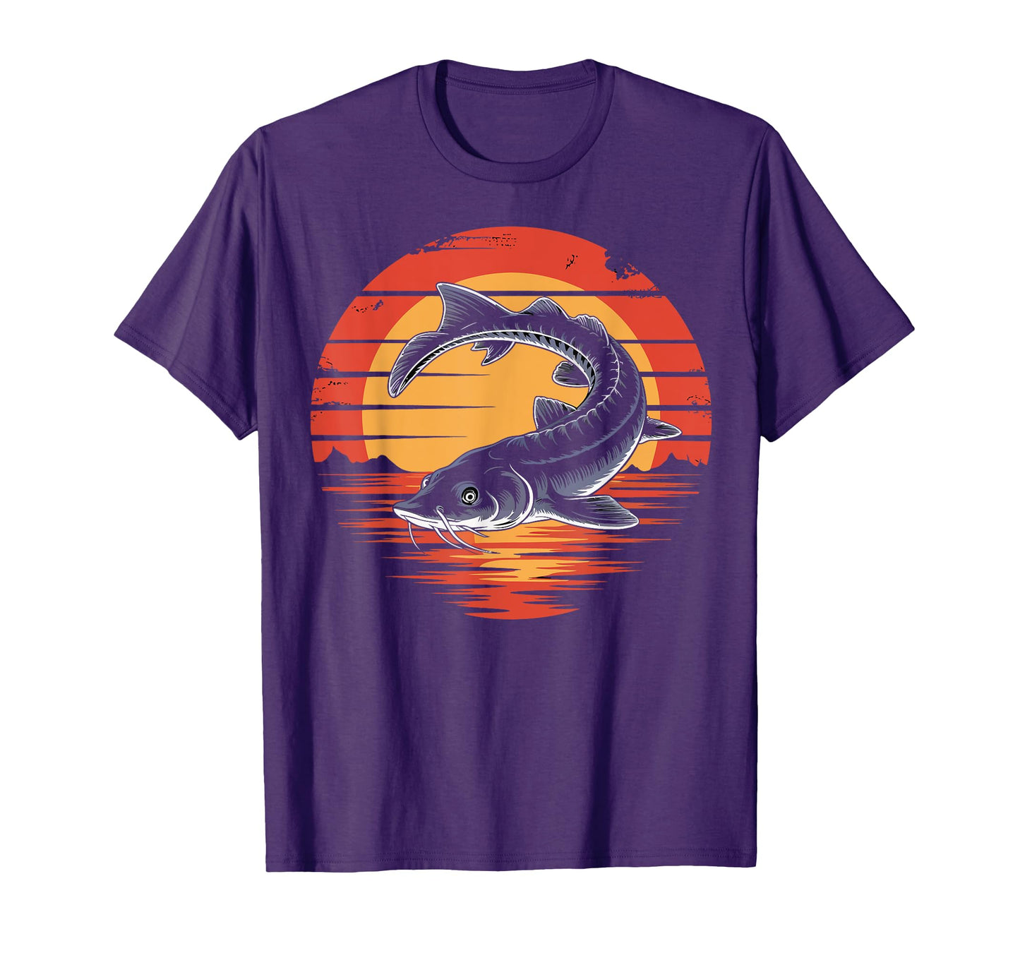 Vintage Sturgeon Fish Fishing Lover Retro Gifts Men Women T-Shirt