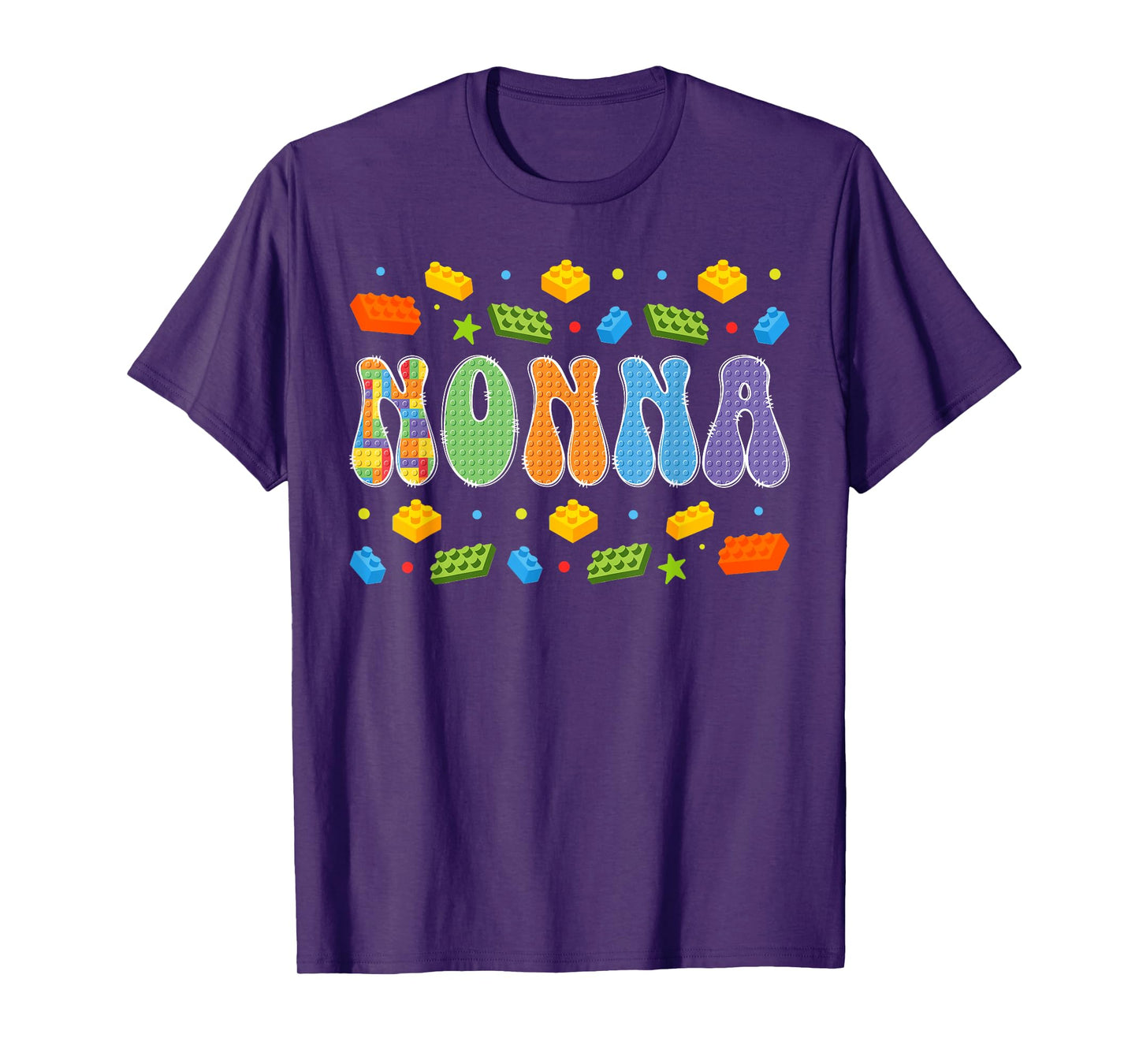 Nonna Building Bricks Block Master Builder Matching T-Shirt