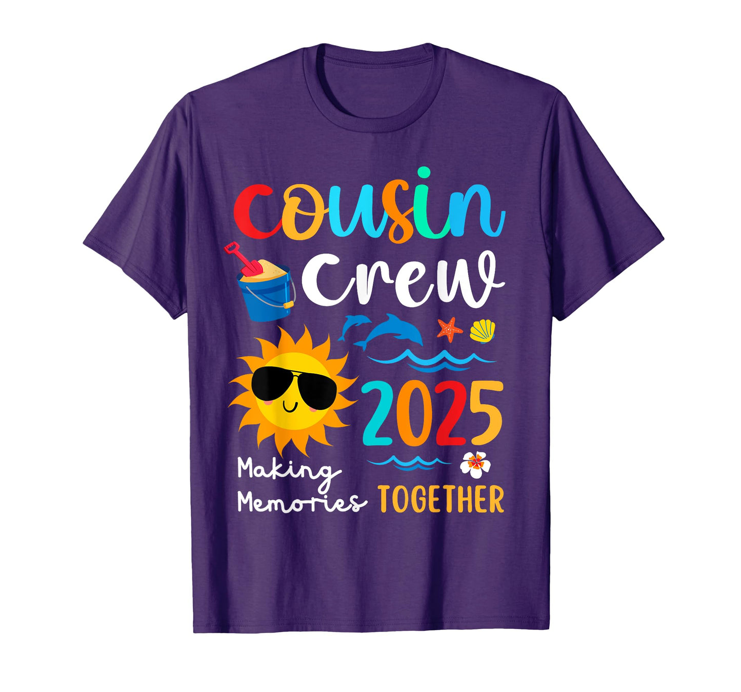 Cousin crew 2025 Summer Vacation Beach Family Trips Matching T-Shirt