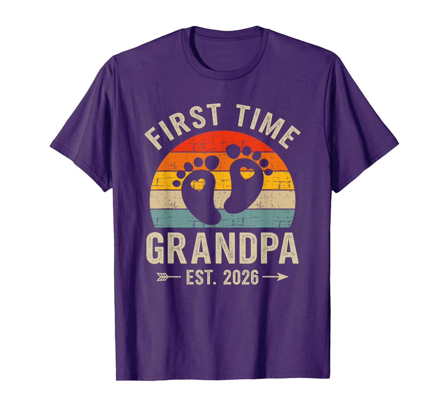 First Time Grandpa 2026 T-Shirt