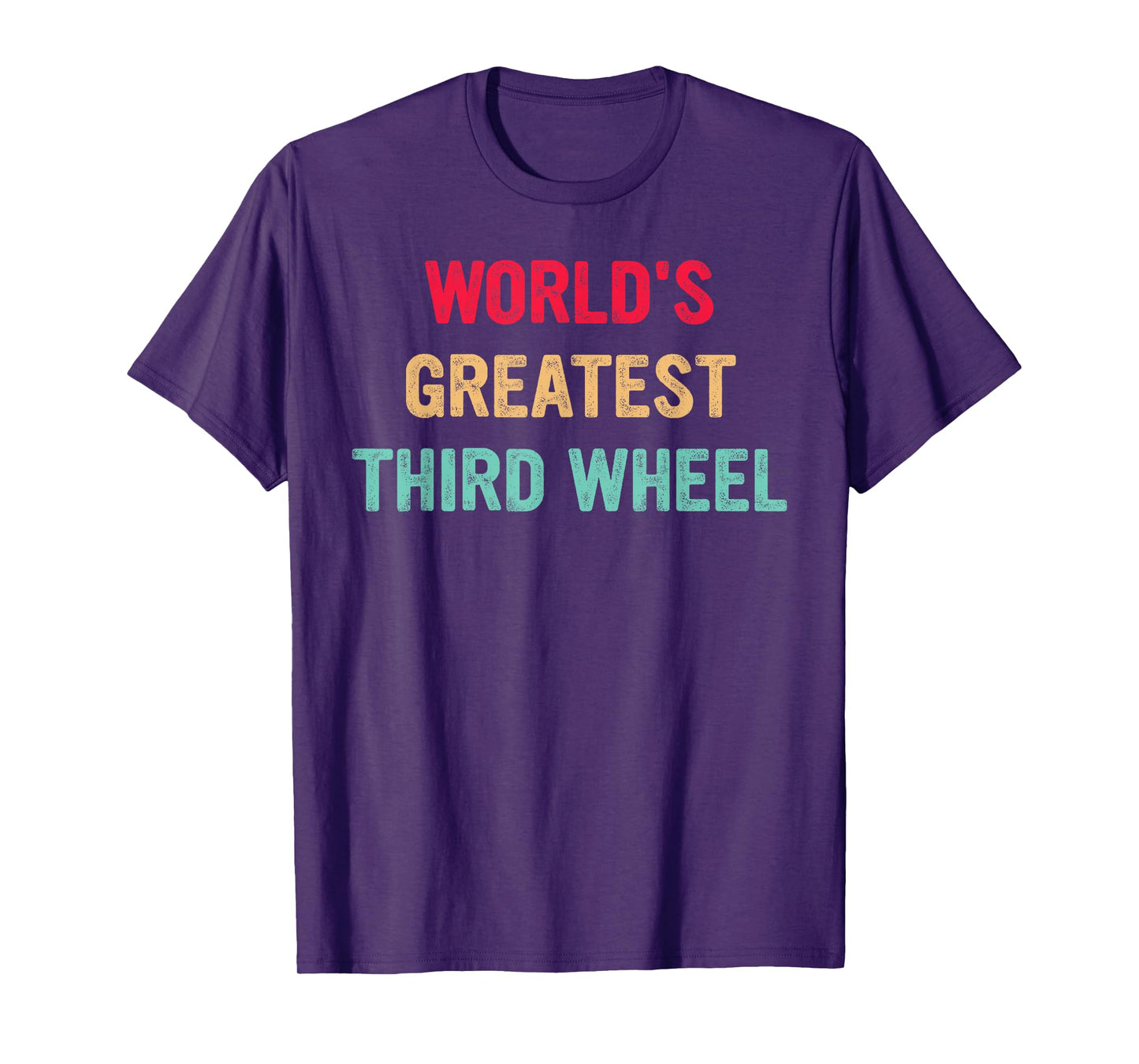 World's Greatest Third Wheel Funny Retro Vintage T-Shirt