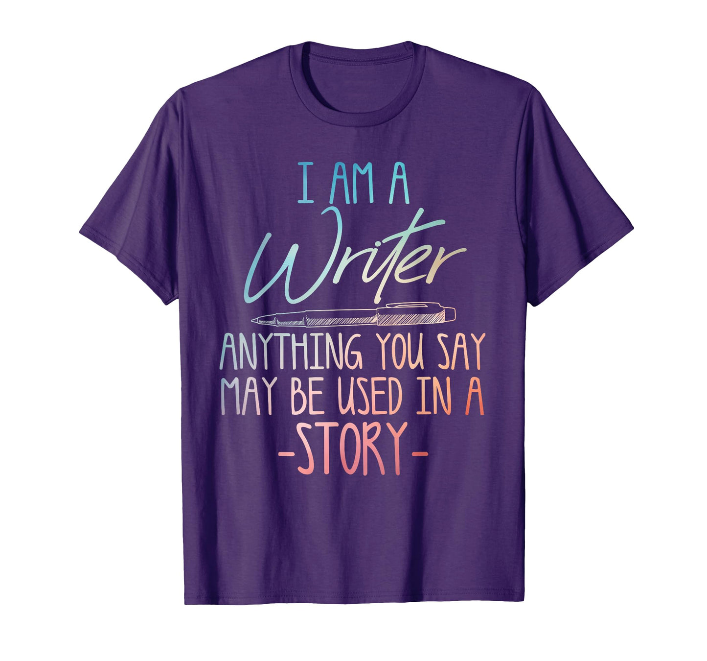 Writer Art For Men Women Writing Lover Author Poet Writer T-Shirt