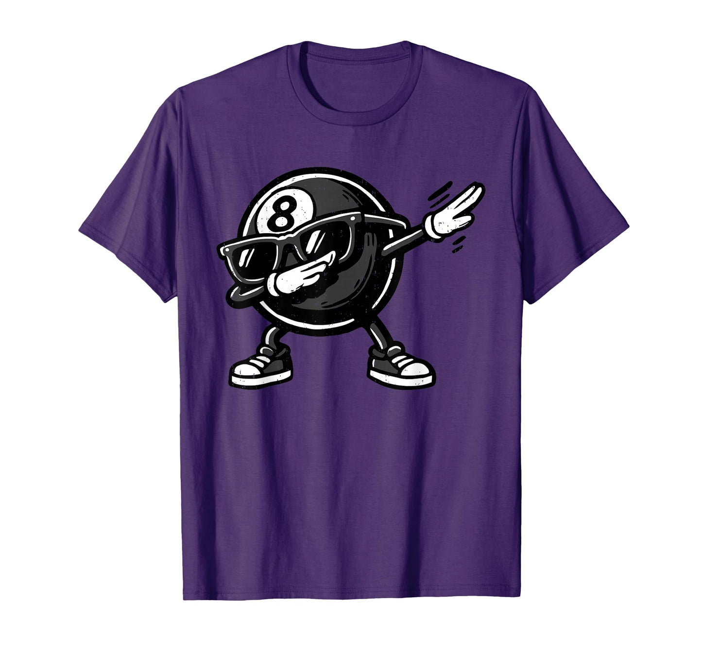 Dabbing 8 Ball Billiard Funny Pool Player Dab Dance T-Shirt