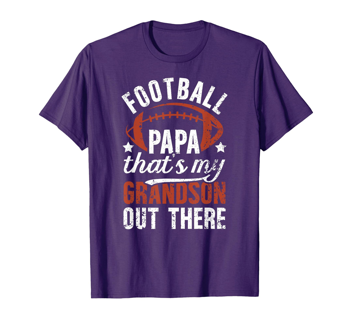Proud Football Papa Of A Football Player Papa T-Shirt