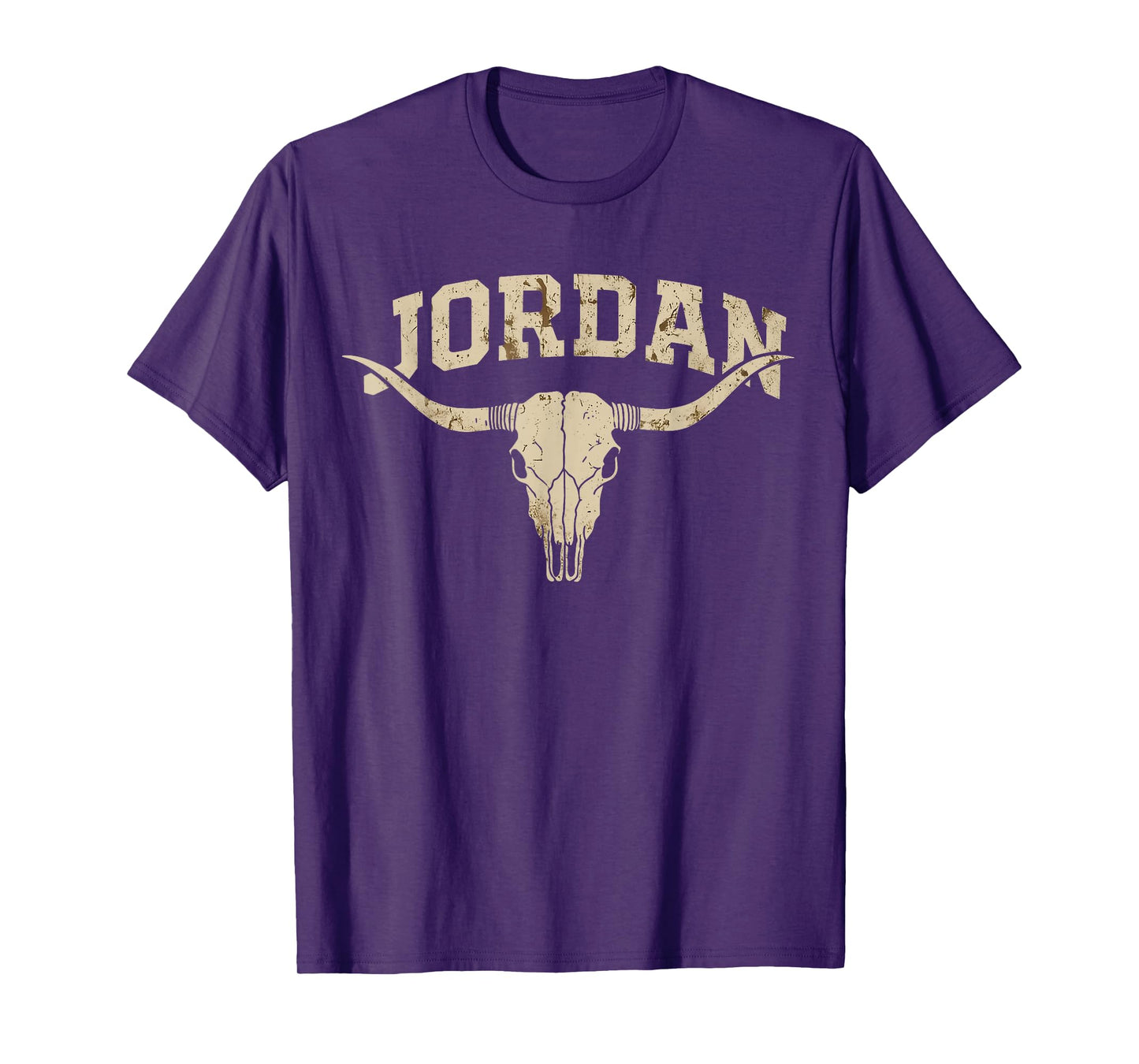Vintage Western Jordan Name Gift for Men Women Kid Boy Girl T-Shirt