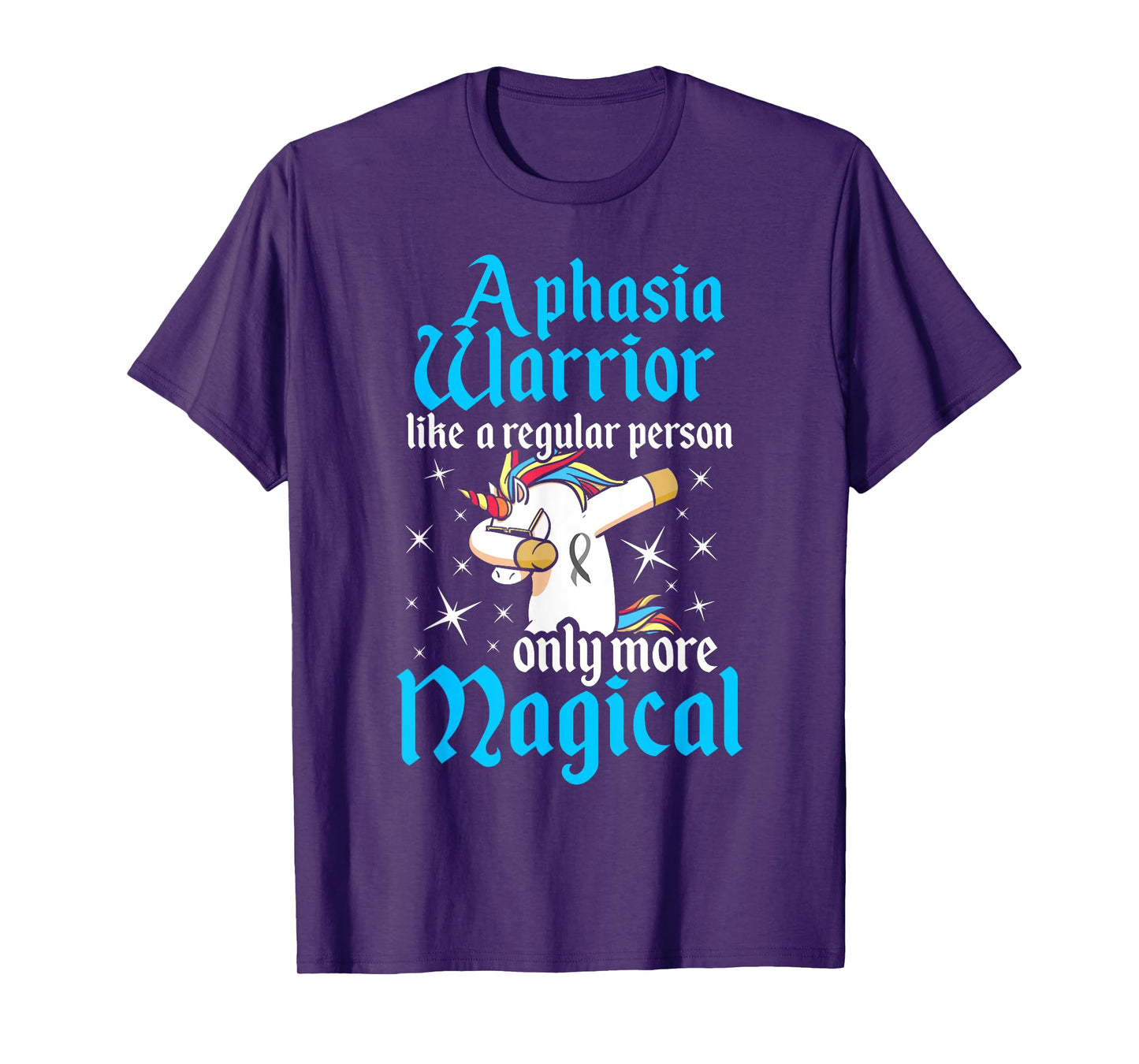 Aphasia Warrior Magical Survivor Awareness T-Shirt