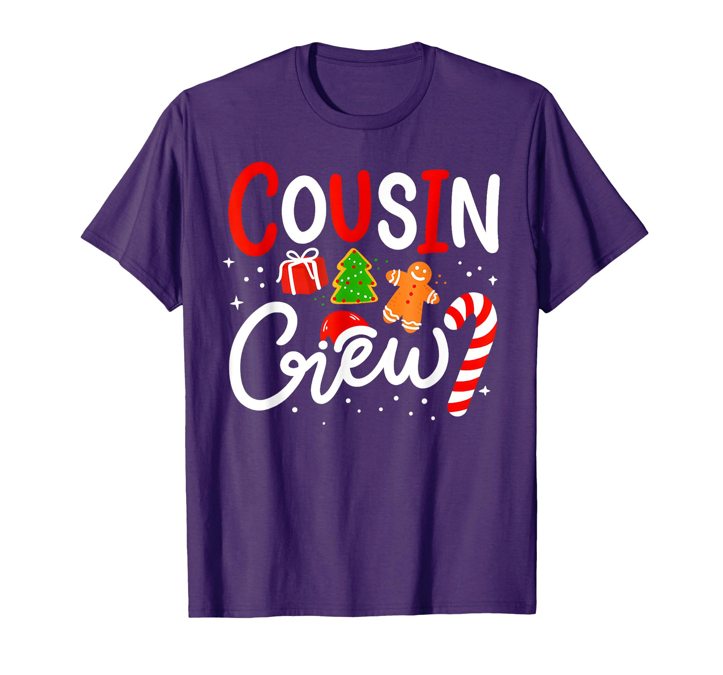 Christmas Cousin Crew Funny Santa Hat Light Kids Men Women T-Shirt