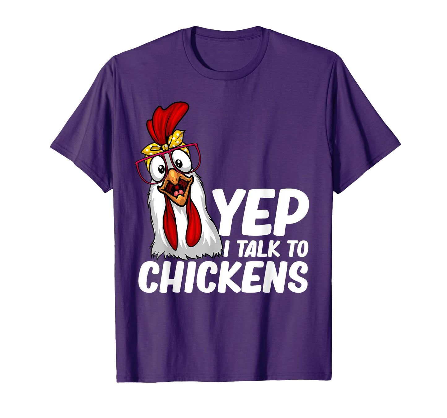 Funny Chicken For Men Women Crazy Chicken Farmer Lovers T-Shirt