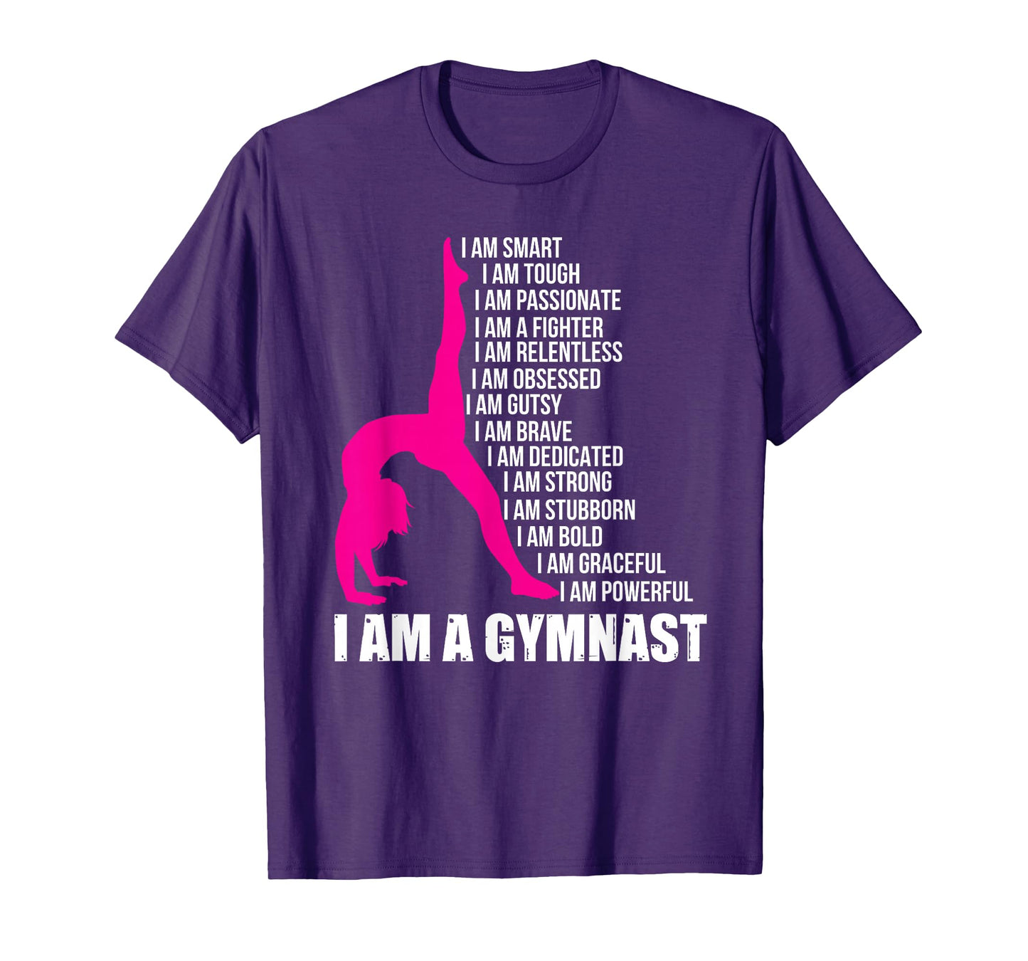 Cool Acrobatic Skills Dancing Sports Humor Quote Gymnastics T-Shirt for Women, Girls, Youth - Black, Short Sleeve, Classic Fit, Small