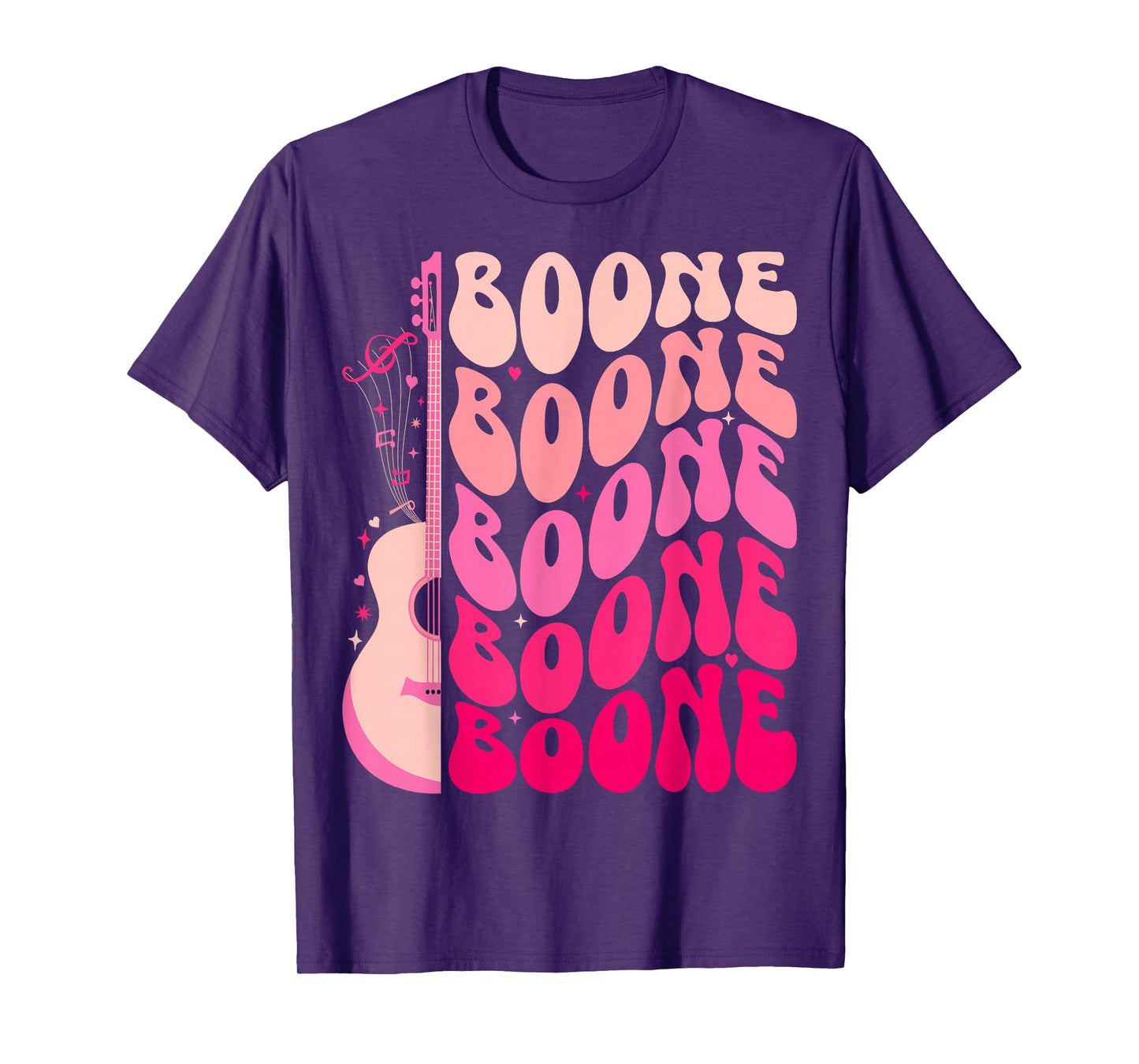 Retro Boone Personalized First Name Boone Groovy 80's T-Shirt