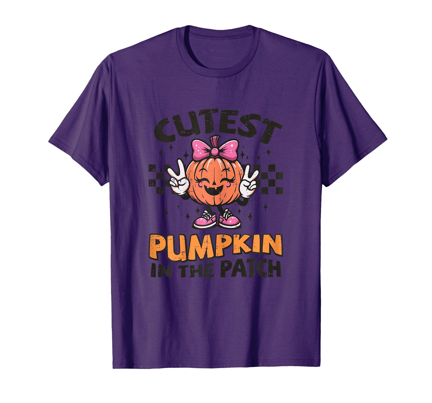 Halloween Cutest Pumpkin in Patch Costume Girls Kids Youth T-Shirt