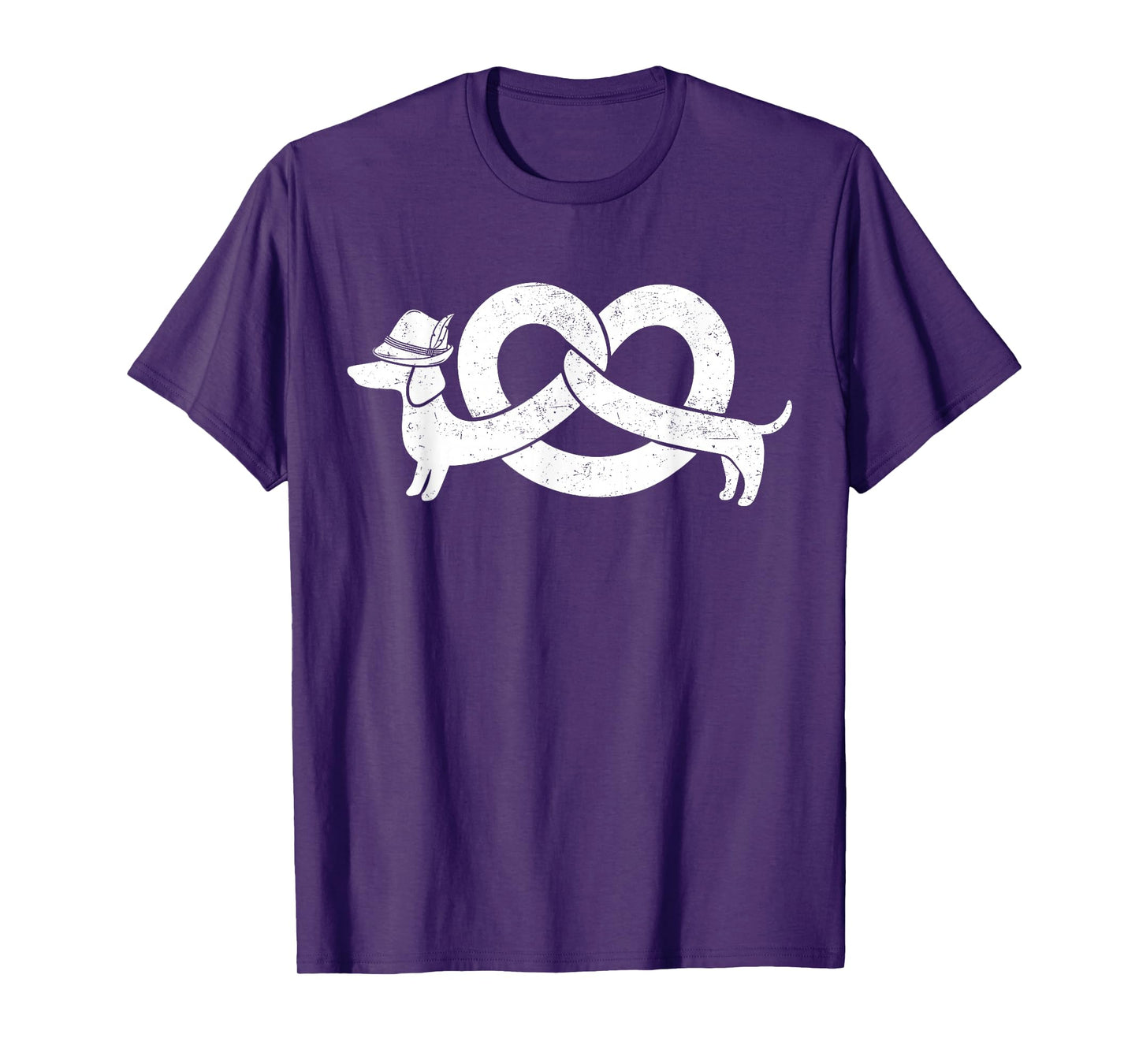 Dachshund Dog In Pretzel Shape Germany Festival Oktoberfest T-Shirt