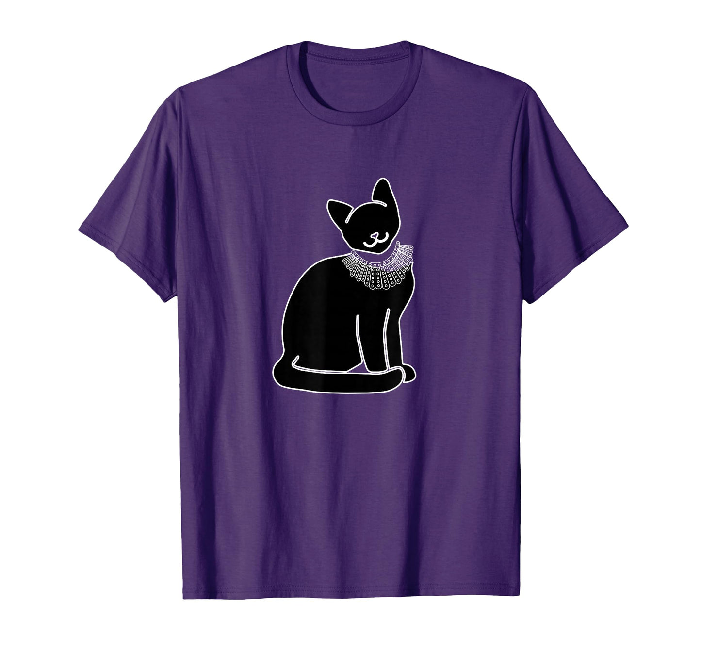 Cat with Ruth Bader Ginsburg Collar RBG T-Shirt