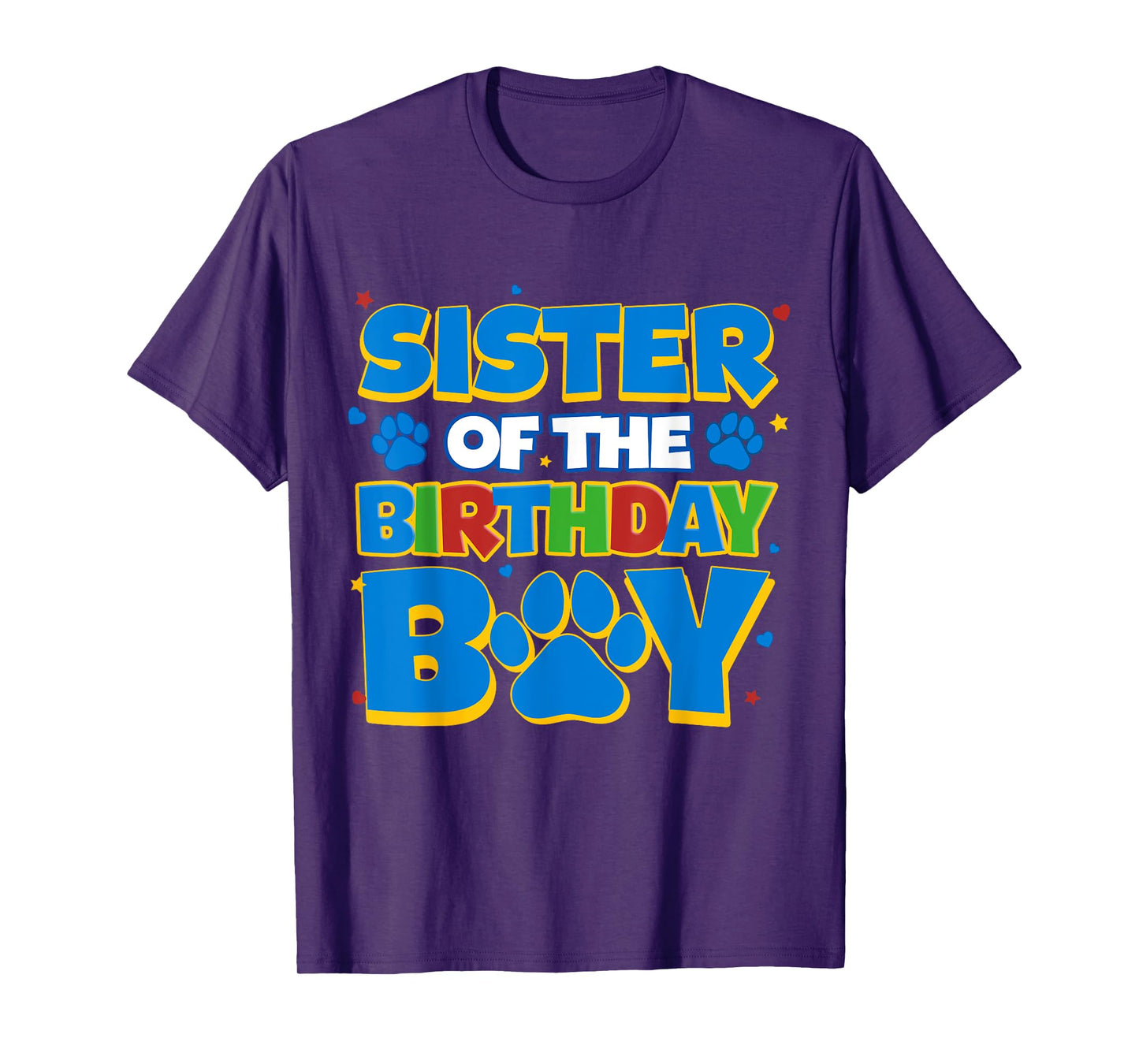 Funny Family Matching Party Shirt Sister Of The Birthday Boy T-Shirt