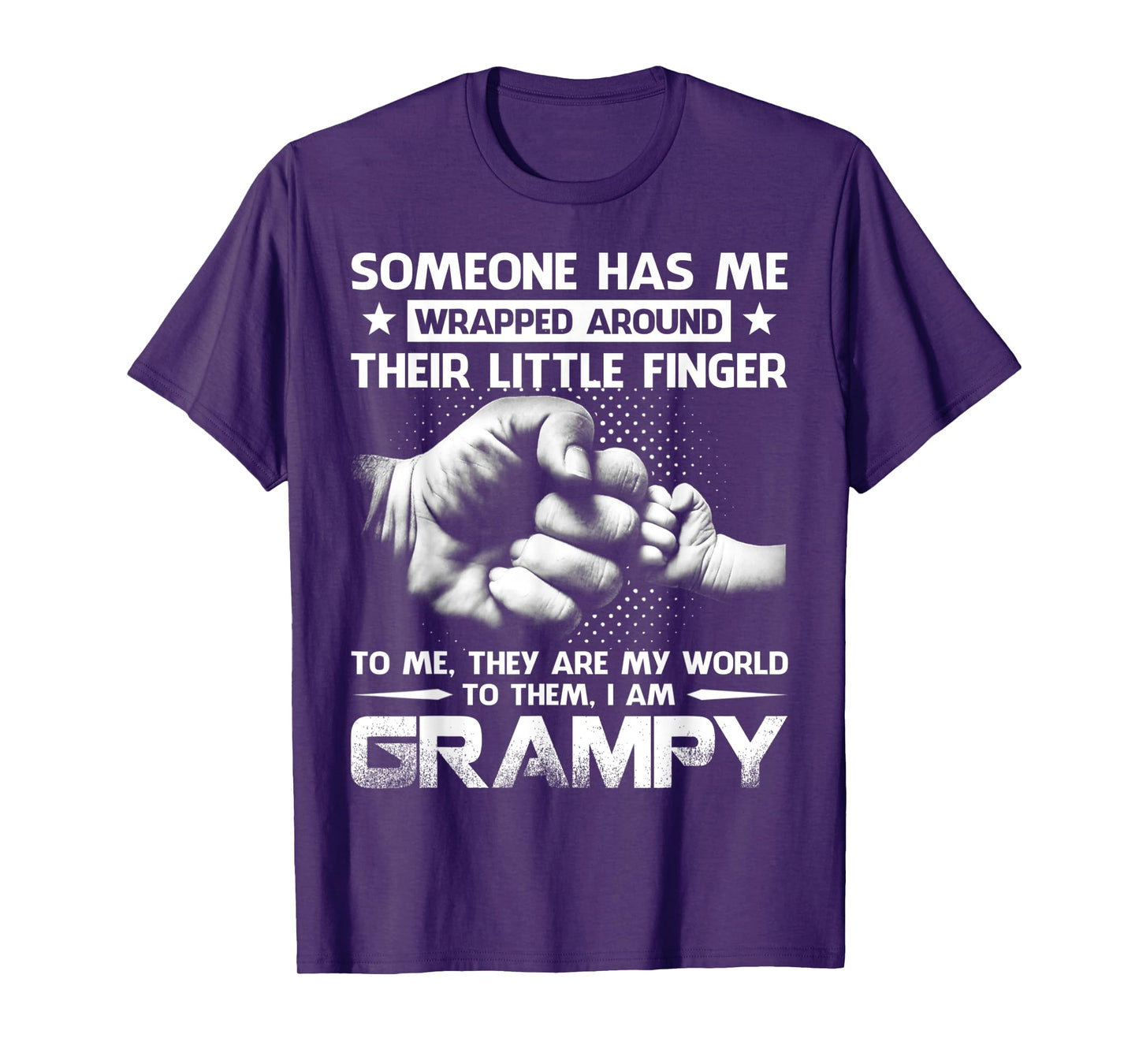 Someone Has Me Wrapped Around Their Little Finger Grampy T-Shirt