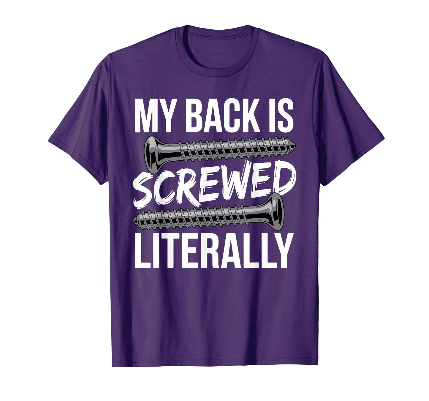 Spinal Fusion Art for Men Women Recovery Back Spinal Fusion T-Shirt