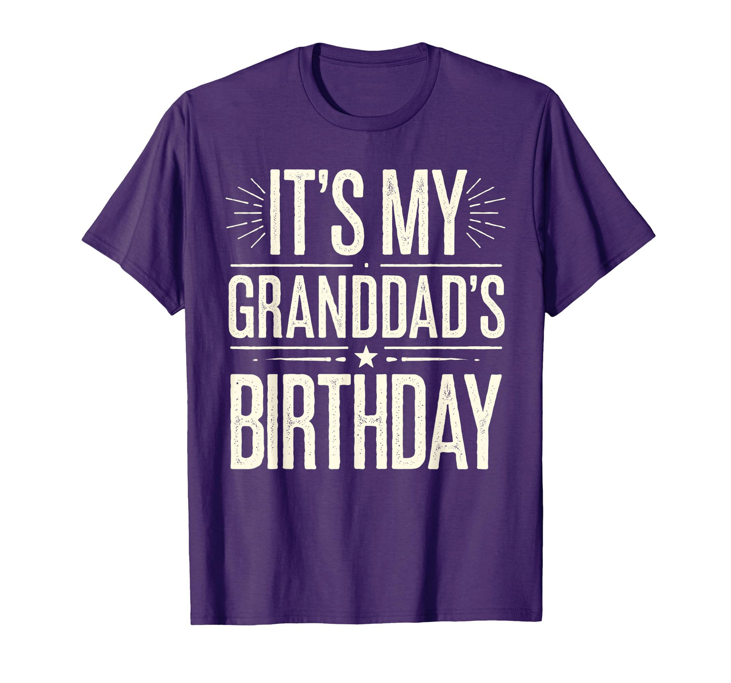 Distressed It's My granddad's Birthday Vintage Men Women Kid T-Shirt