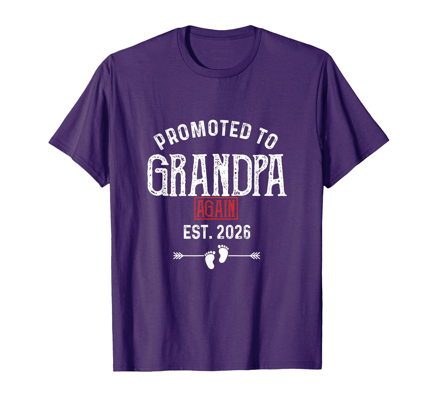 Promoted To Grandpa Again 2026 T-Shirt