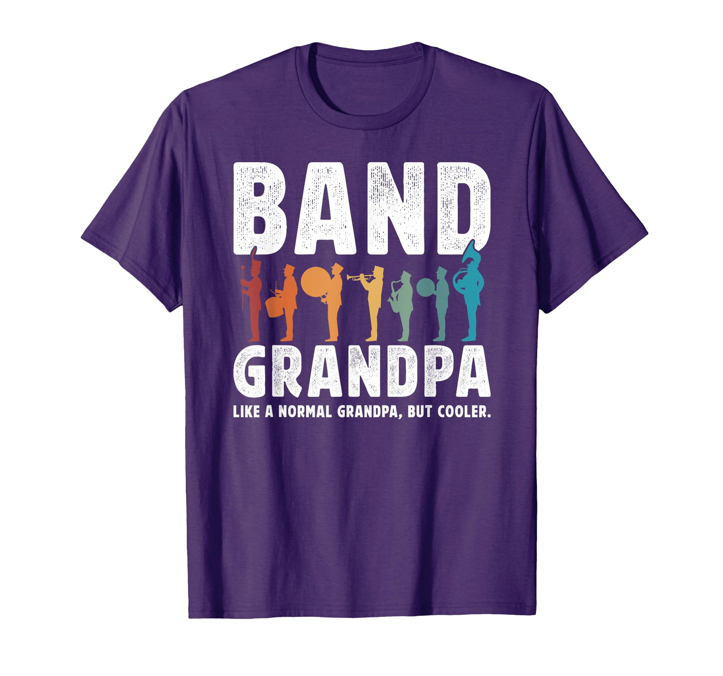 Band Grandpa Definition Marching Band Grandfather T-Shirt