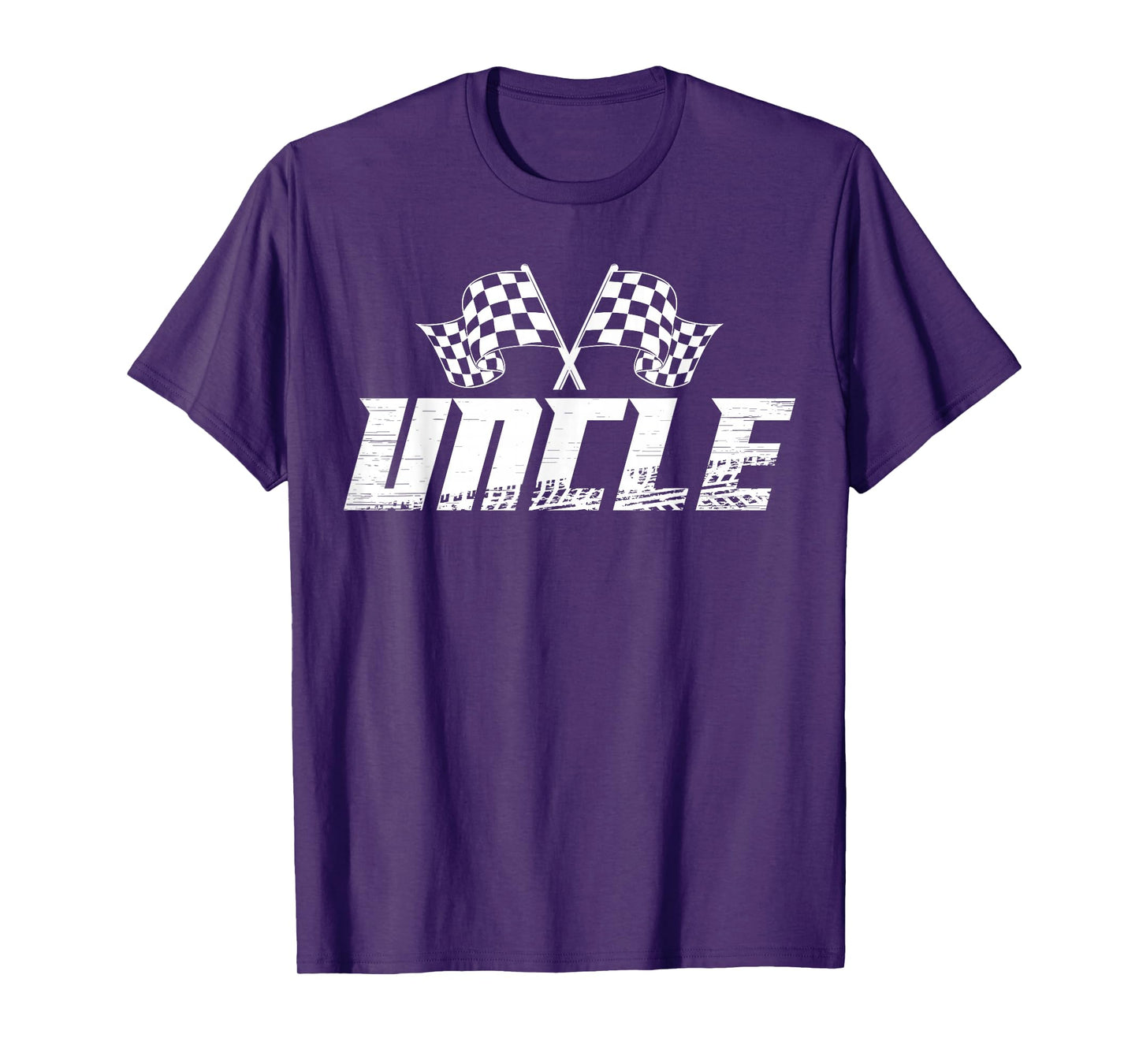 Uncle Pit Crew Family Racing Birthday Race Car T-Shirt