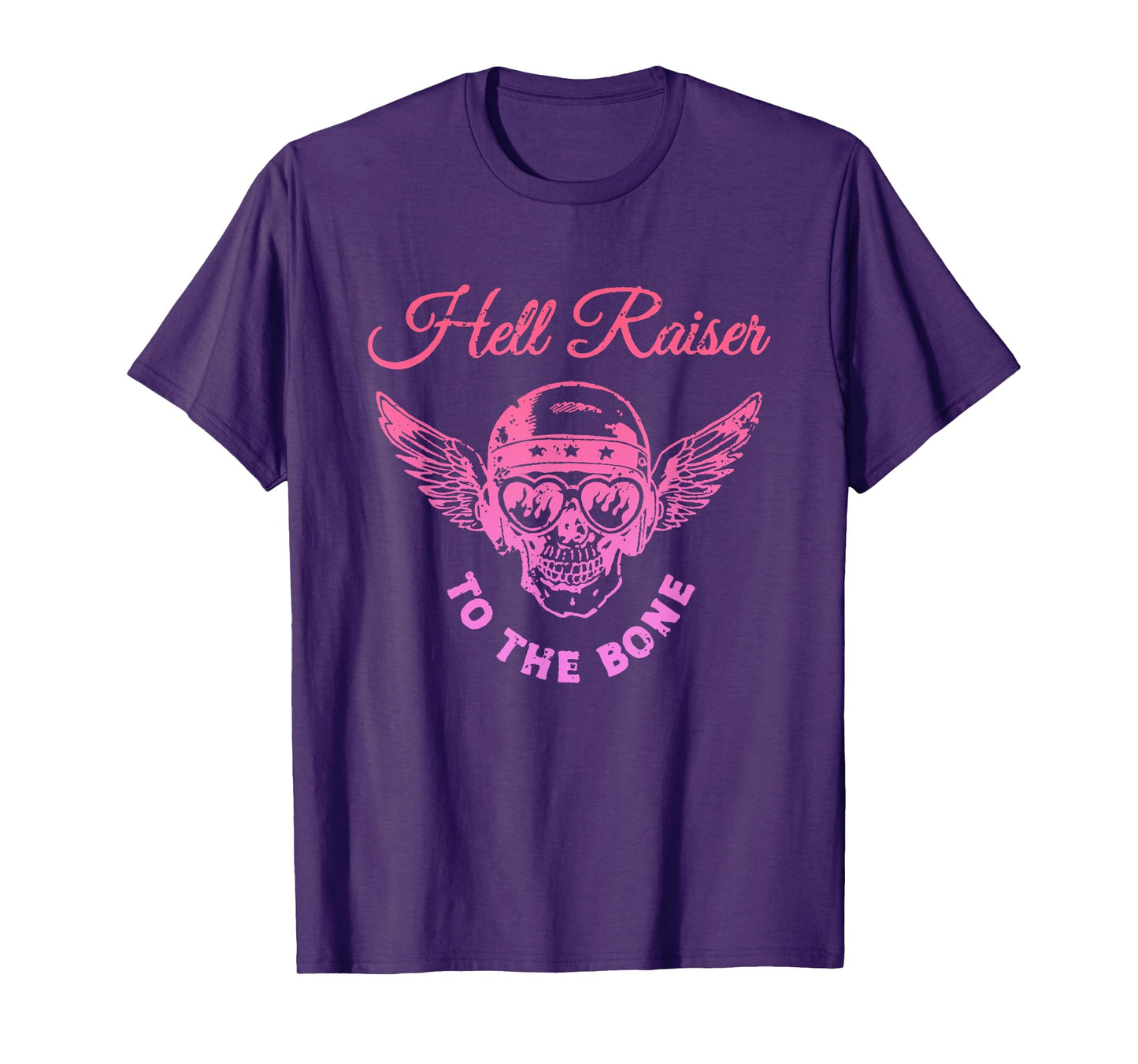 Hell Raiser To The Bone Skeleton Design T-Shirt
