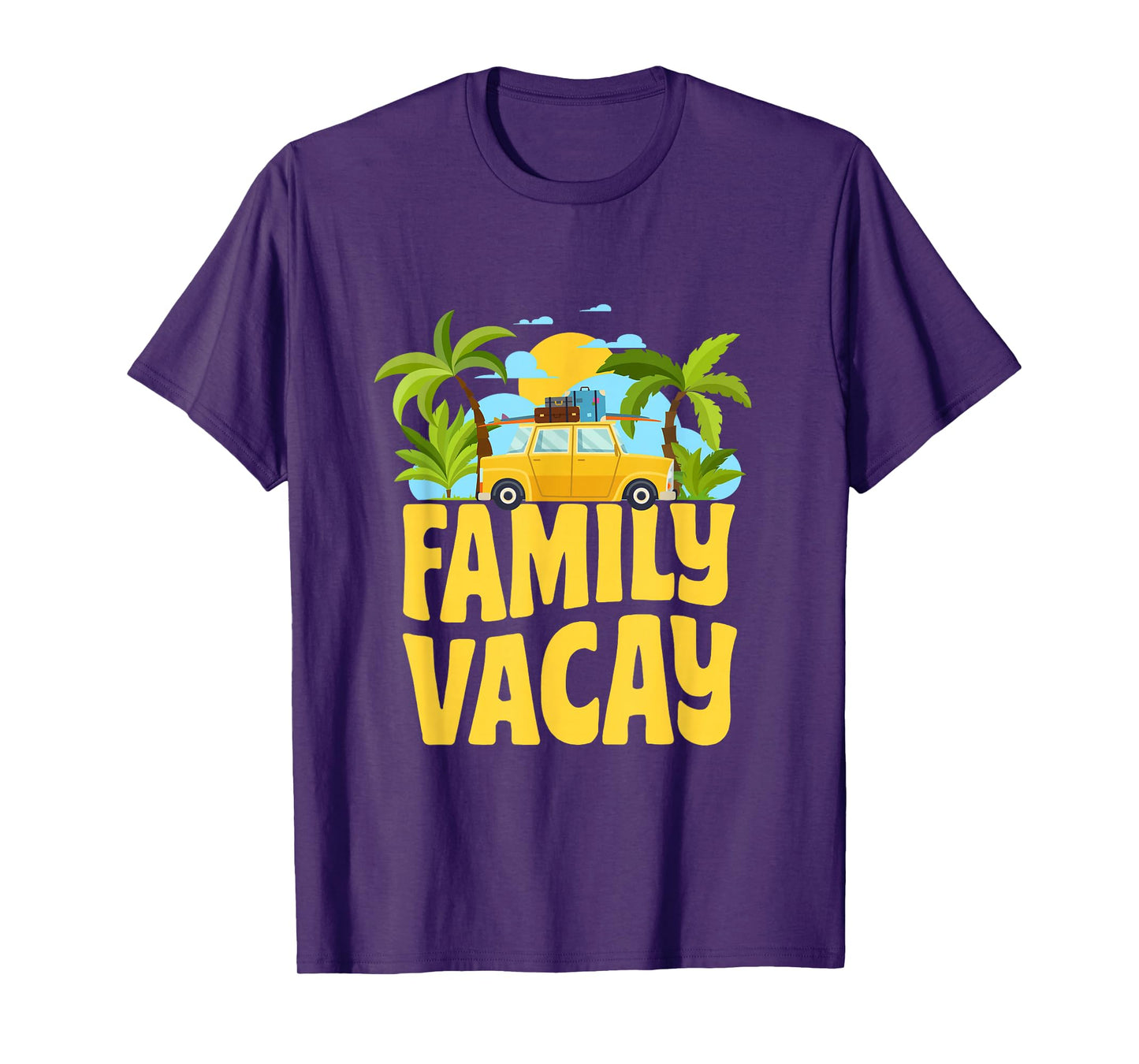 Family Vacay Spring Vacation Summer Break Memories Matching T-Shirt