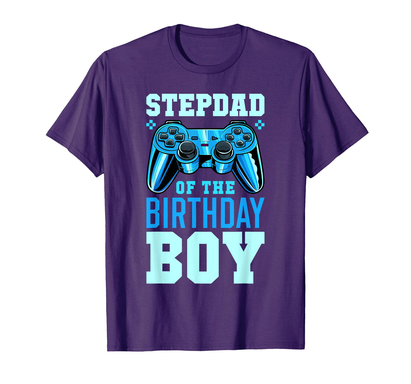Stepdad of the Birthday Boy Matching Video Gamer Birthday T-Shirt