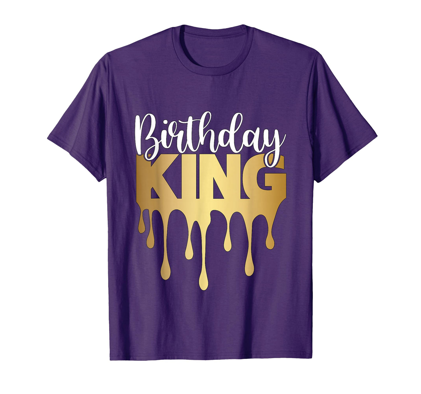 Outstading Gifts for Melanin Birthday King T-Shirt - Men's Unisex Black Small Classic Fit Short Sleeve Cotton, Polyester T-Shirt