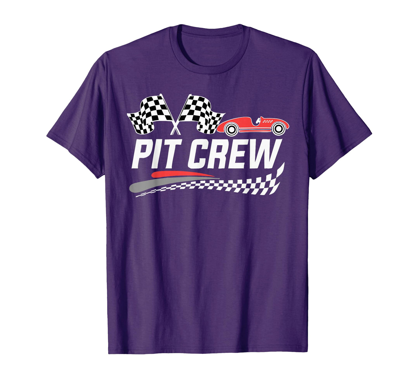 Pit Crew Race Car Birthday Family Racing Adult Kids T-Shirt