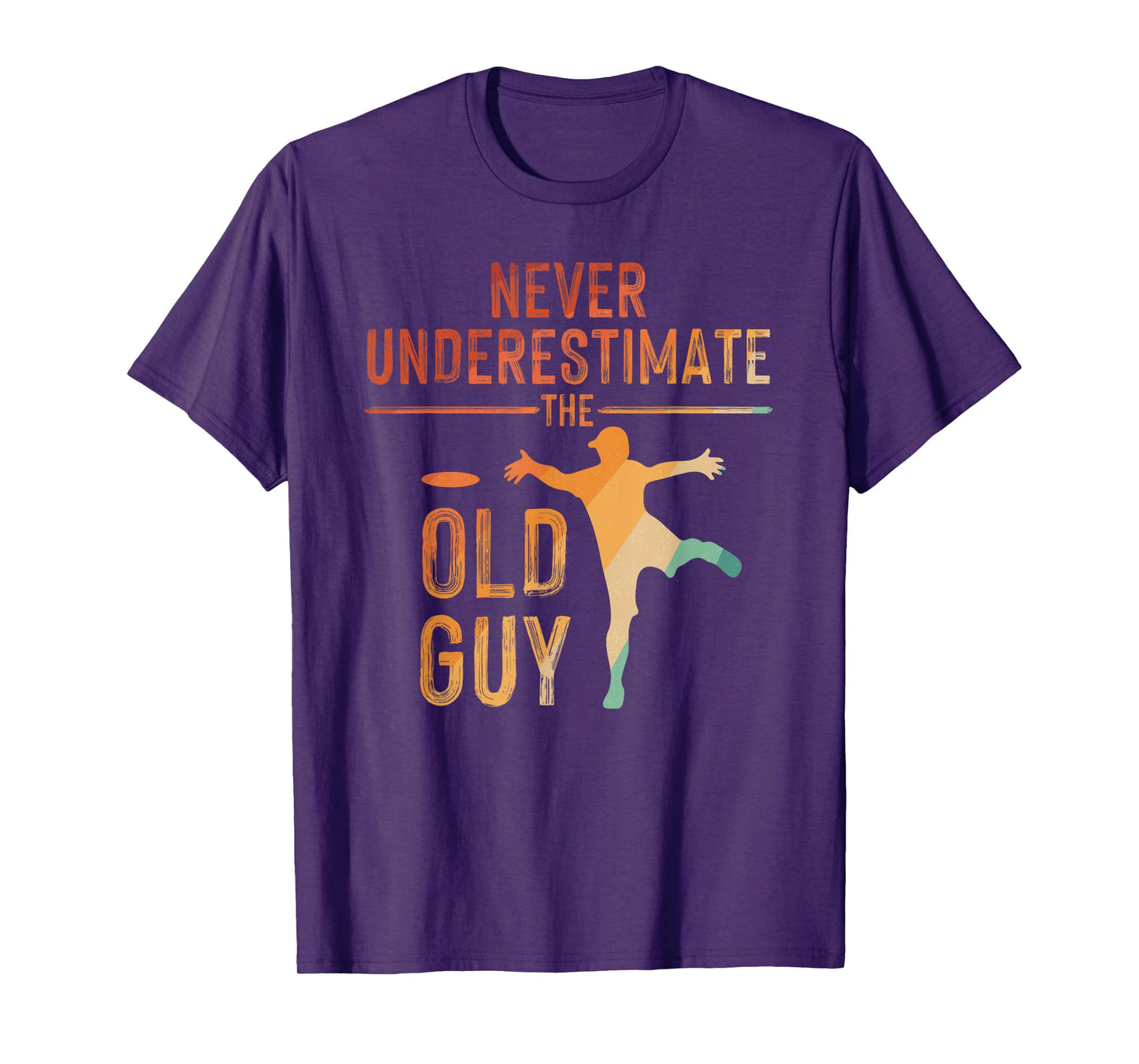 Disc Golf Art For Men Grandpa Disc Golfer Disc Golf Player T-Shirt