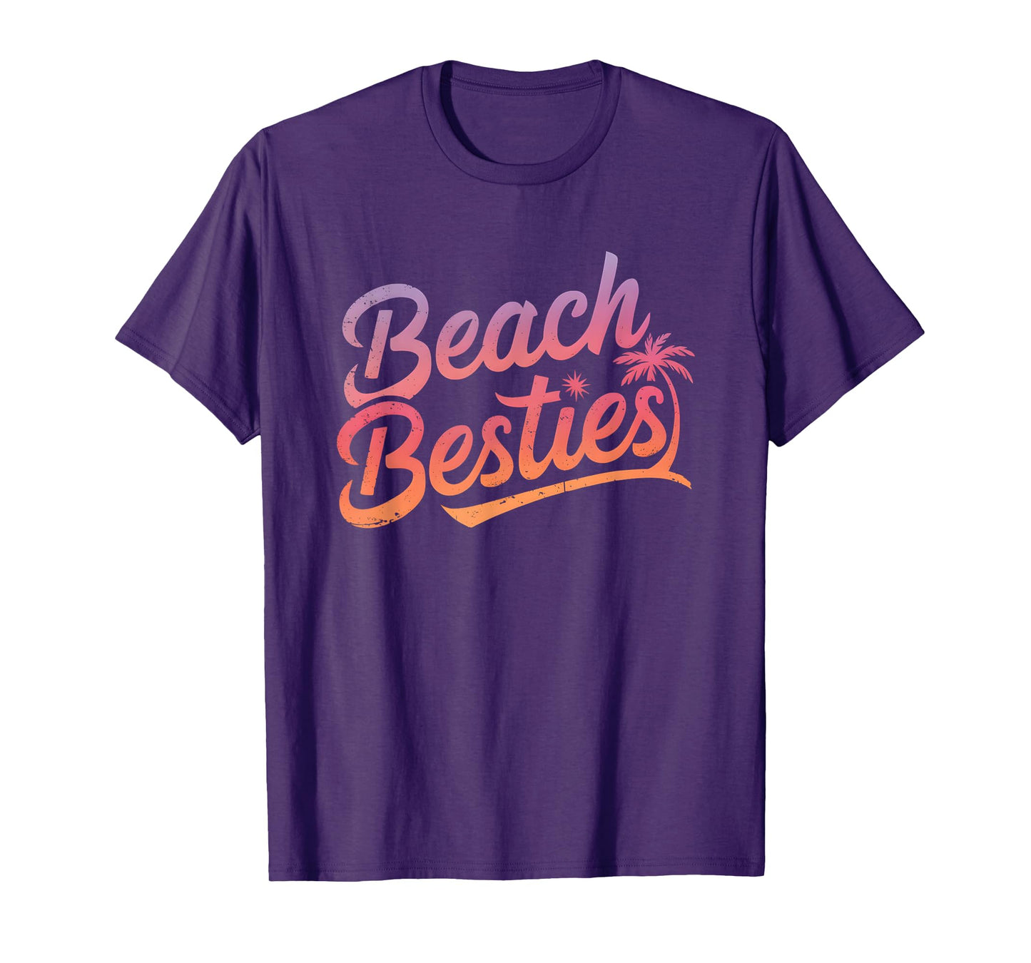 Beach Summer Besties | Cute Fun Vacation Vibes Squad Outfit T-Shirt