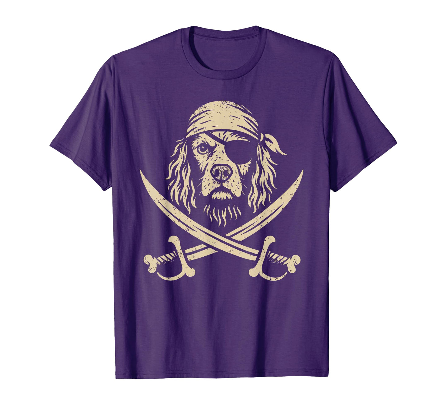 Vintage Pirate English Springer Spaniel Crossbones Dog Lover T-Shirt