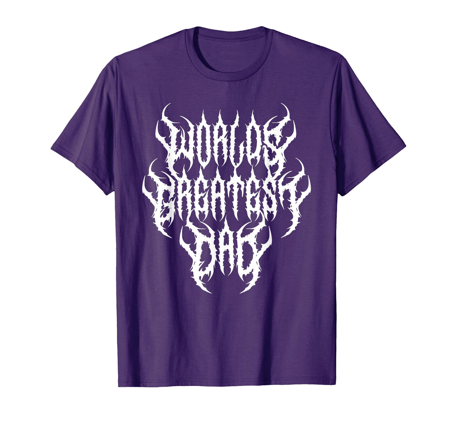 World's Greatest Dad Heavy Metal Deathcore Funny T-Shirt