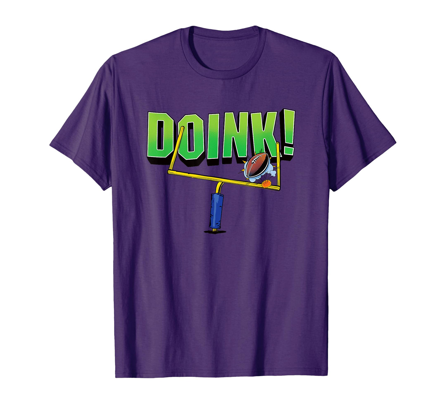 DOINK! funny football kicker missed field goal posts fan T-Shirt