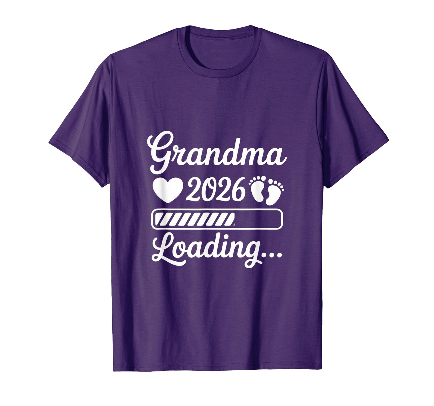 Grandma 2026 Loading Pregnancy Announcement New Grandma T-Shirt