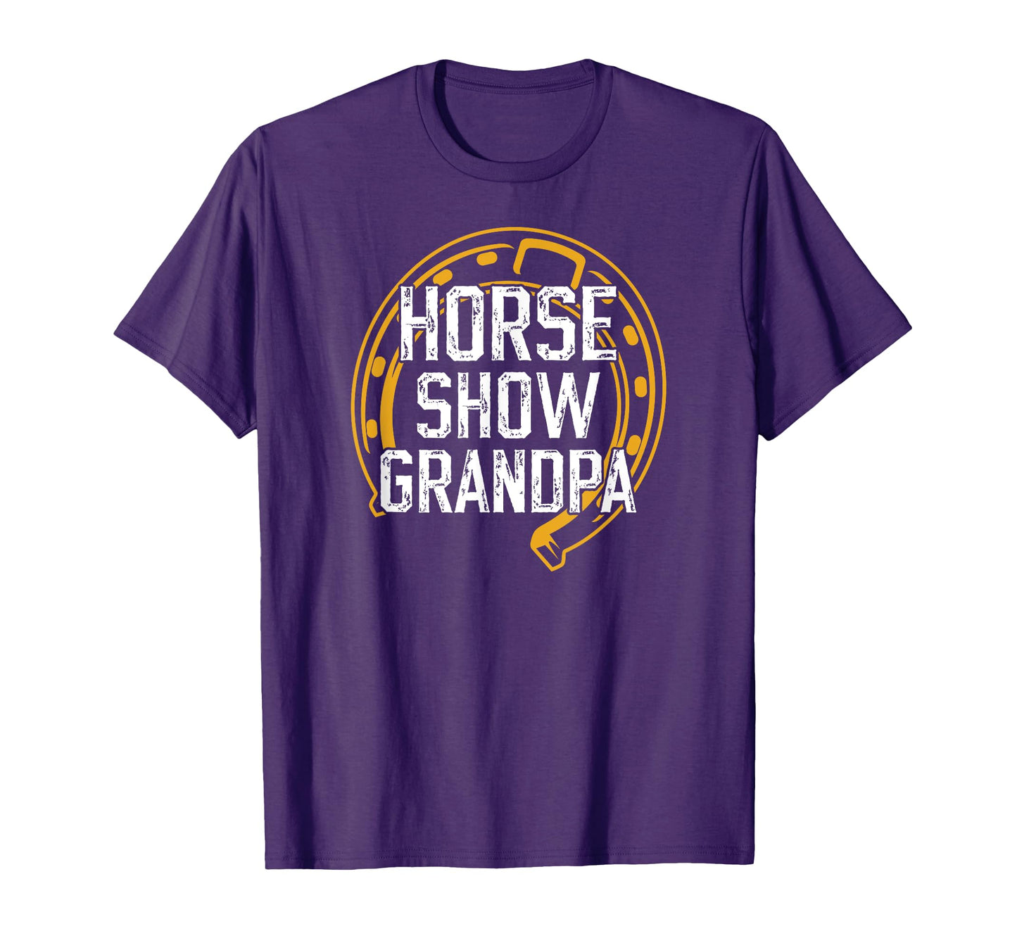 Horse Show Grandpa Equestrian Grandpa Horse Show Grandfather T-Shirt