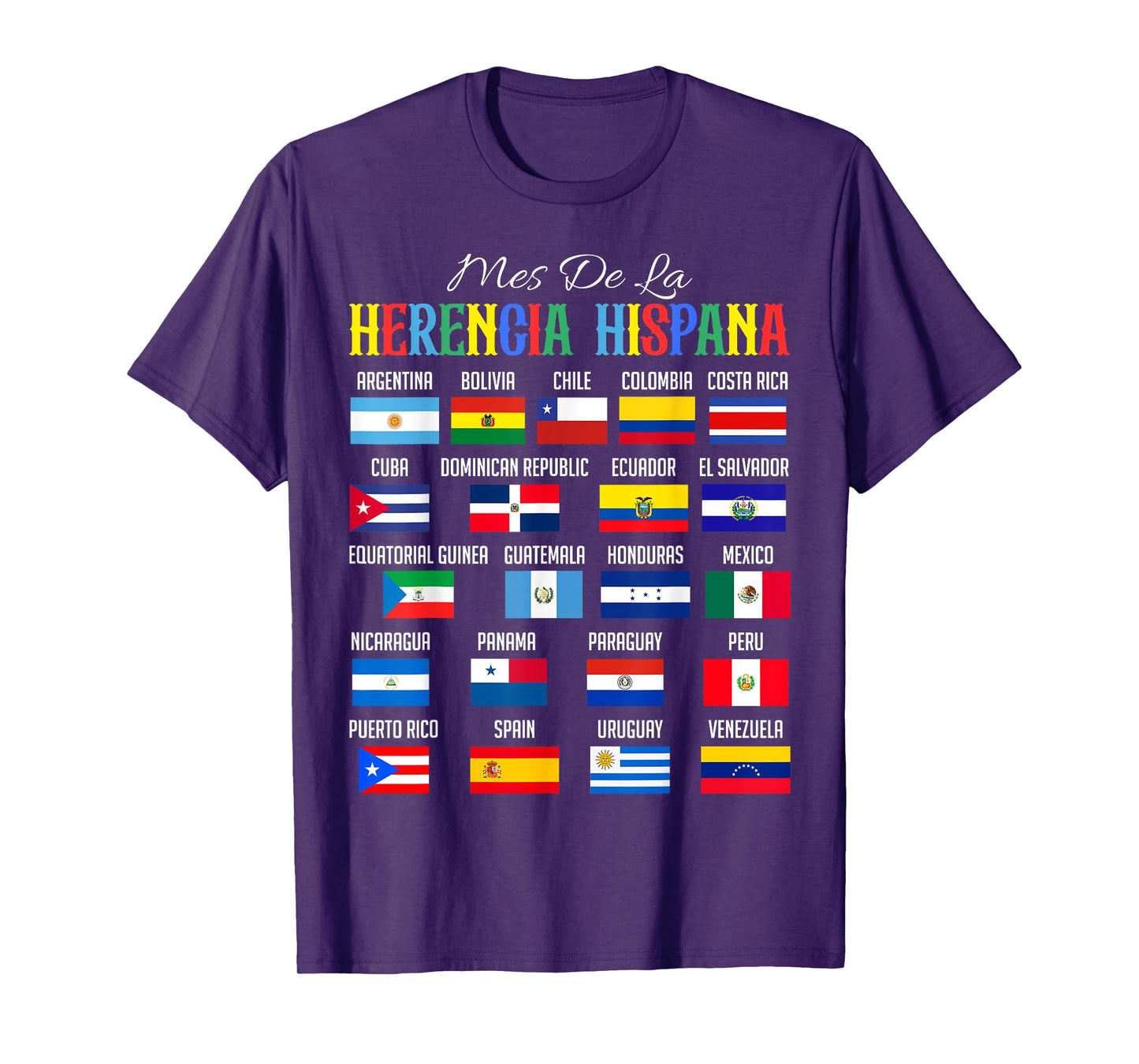 Mes De La Herencia Hispana National Hispanic Heritage Month T-Shirt