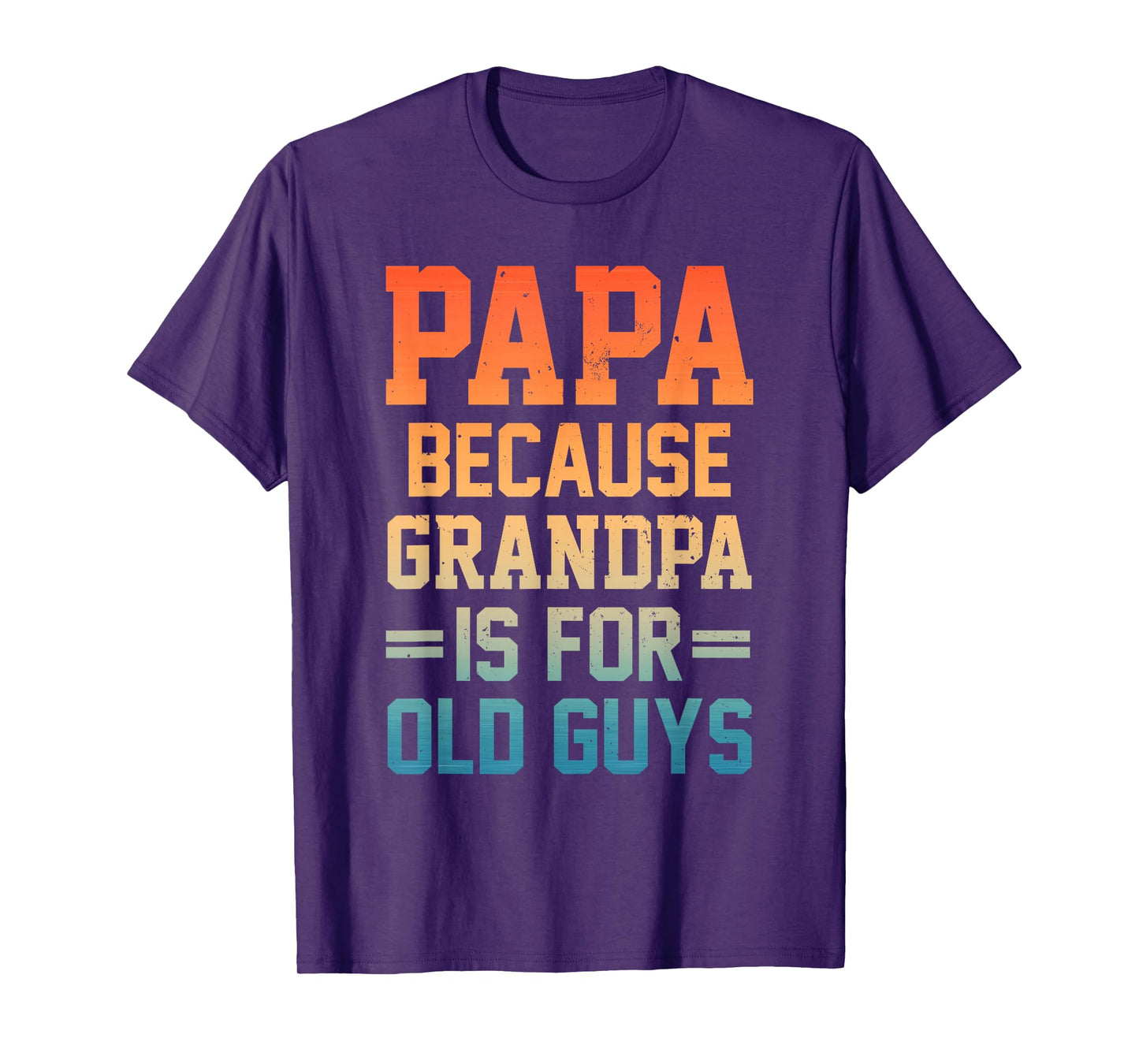Funny Papa Design for Papa Men Grandpa from Grandkids Papa T-Shirt