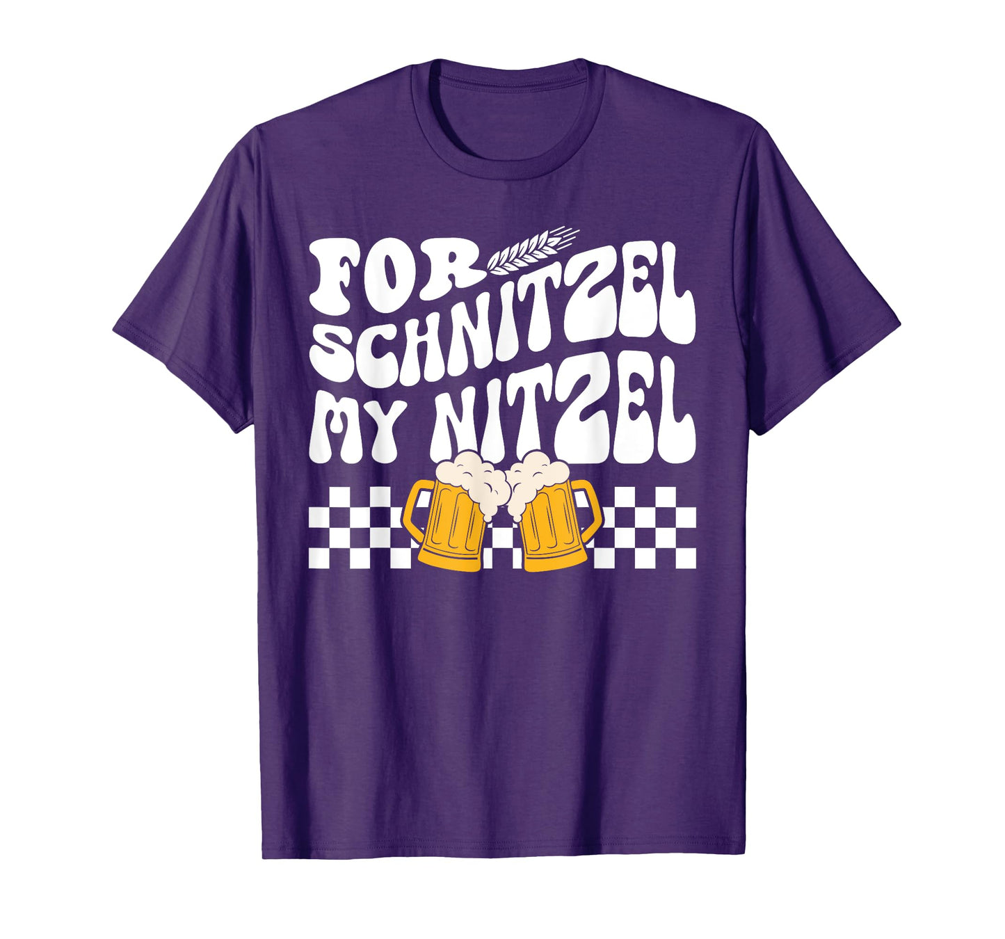 For Schnitzel My Nitzel German Beer Oktoberfest Funny T-Shirt