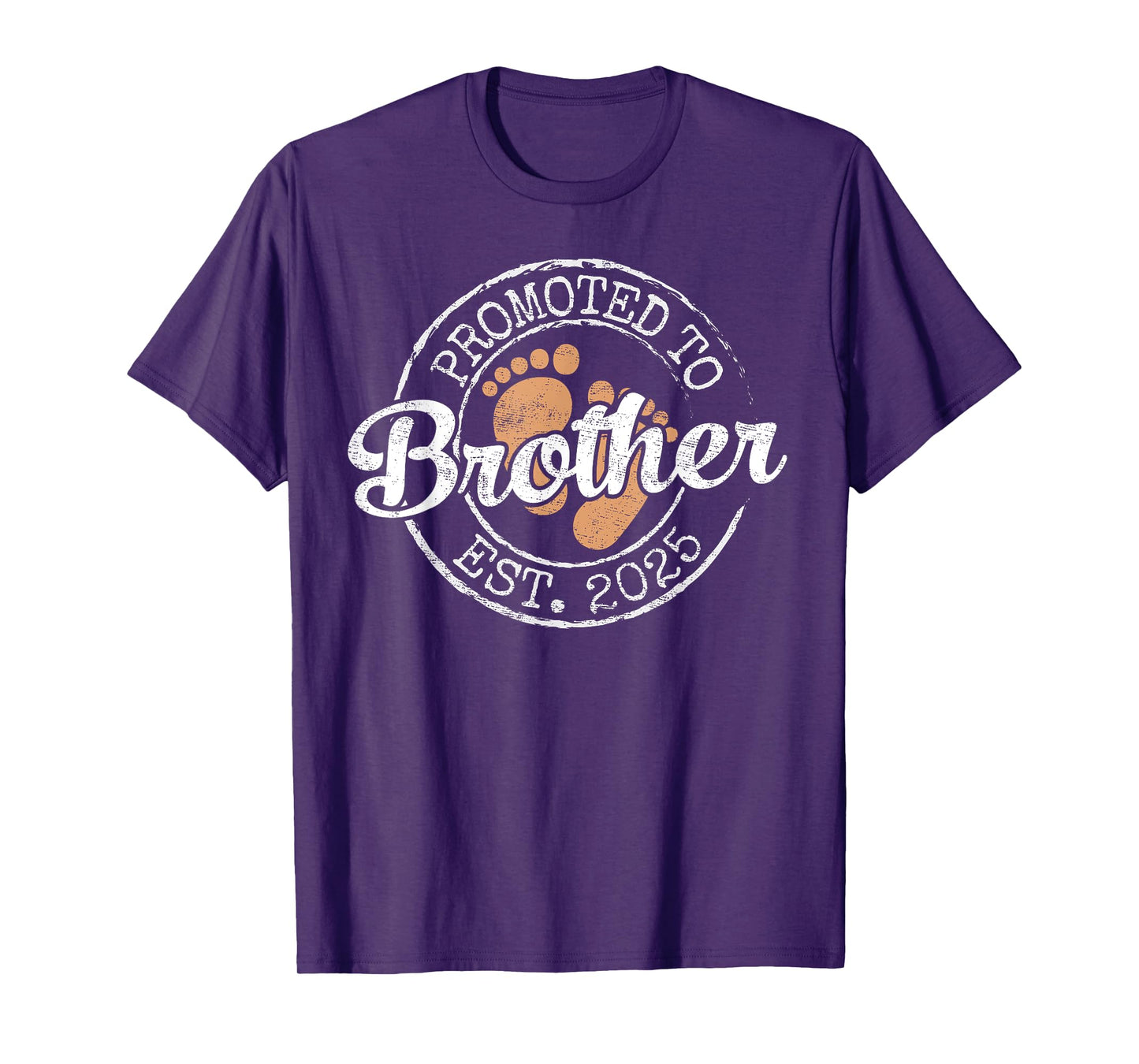 Parents To Be Gifts First Time 2025 Store Promoted To Brother Est 2025 Soon Brother To Be Gift T-Shirt - Black, Unisex, Short Sleeve, Classic Fit, Crew Neck, Small