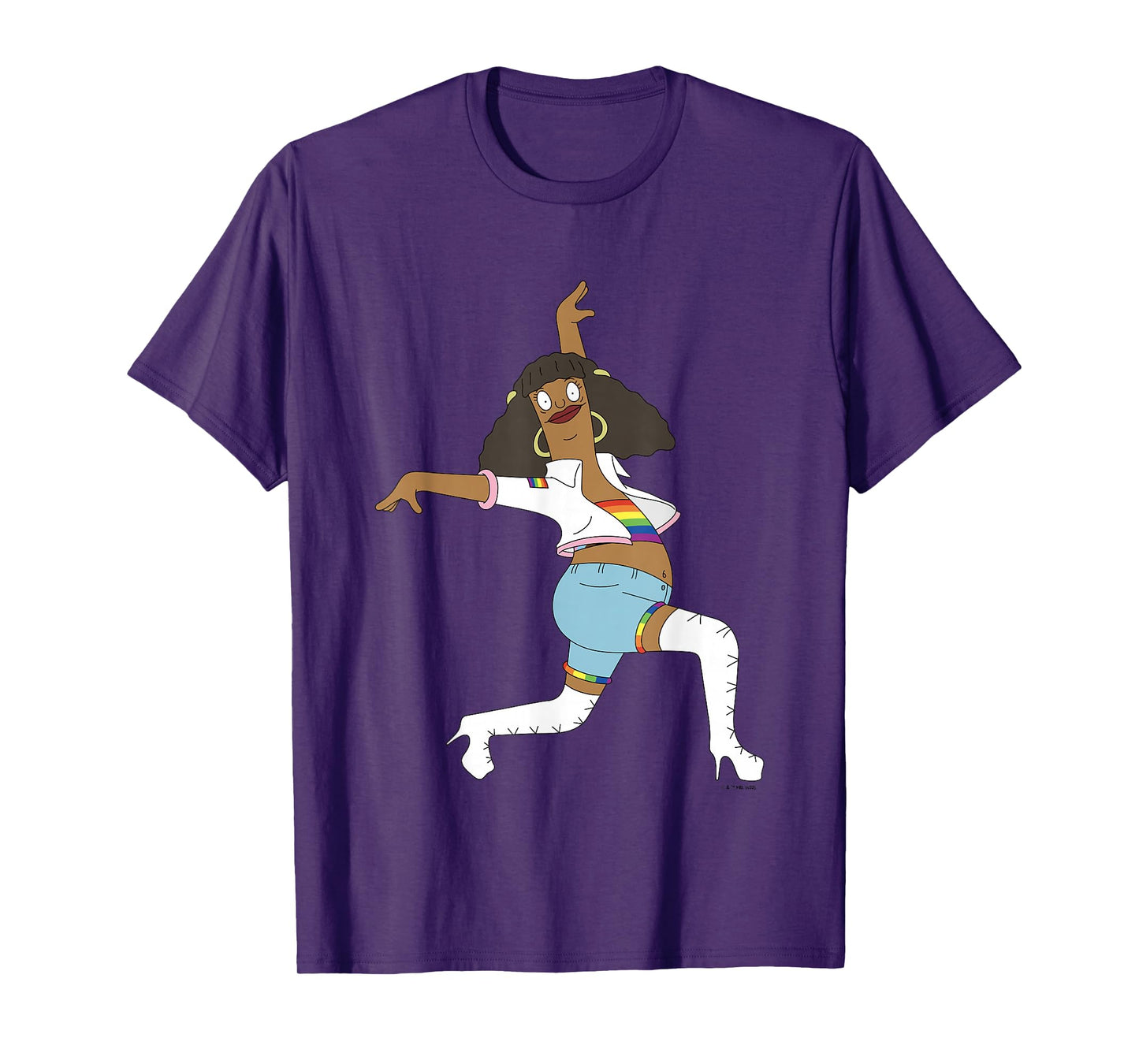 Bob's Burgers Iconic Marshmallow Dancing Chest Poster T-Shirt