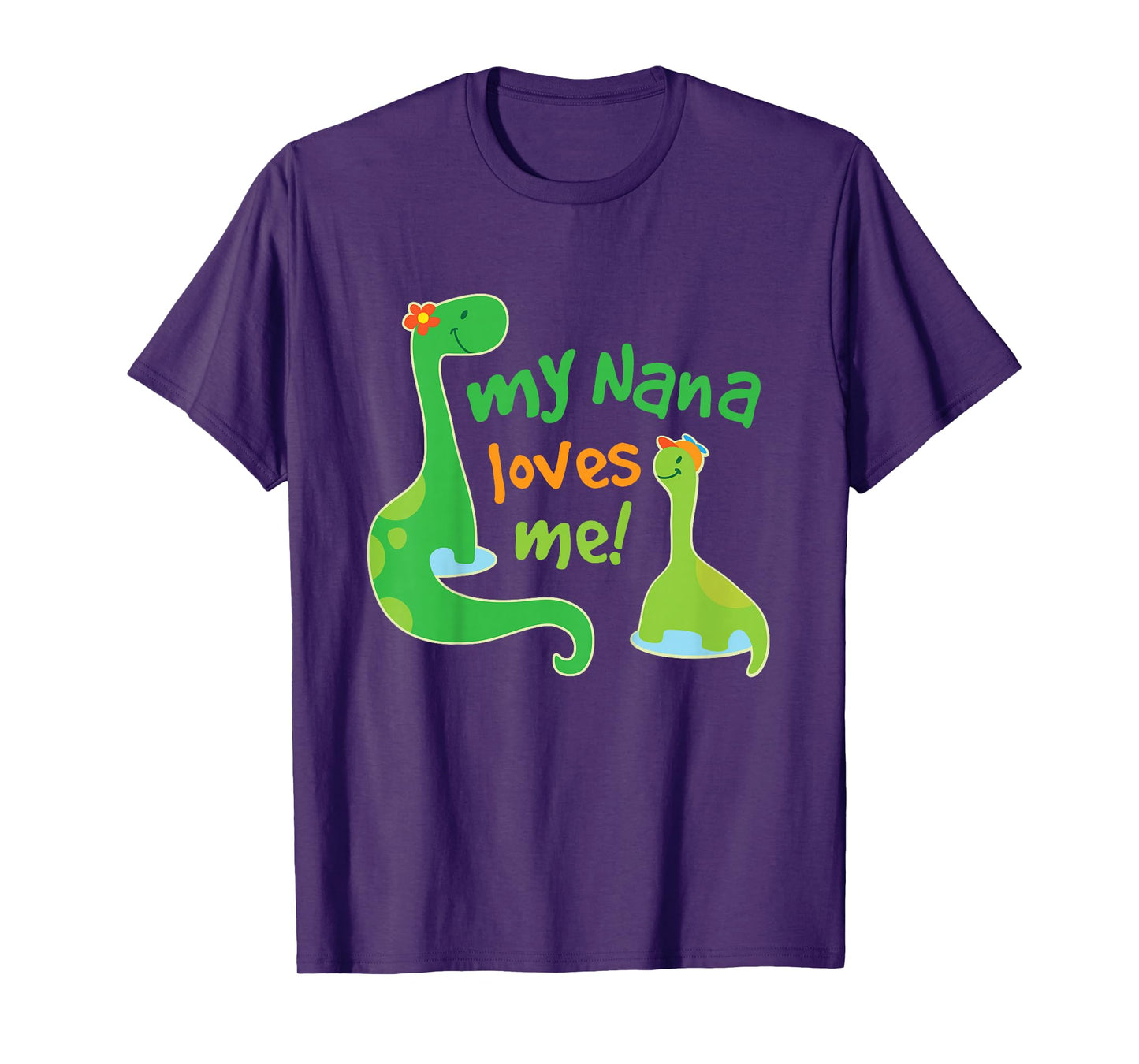 Kids Nana Loves Me Grandson T-Shirt