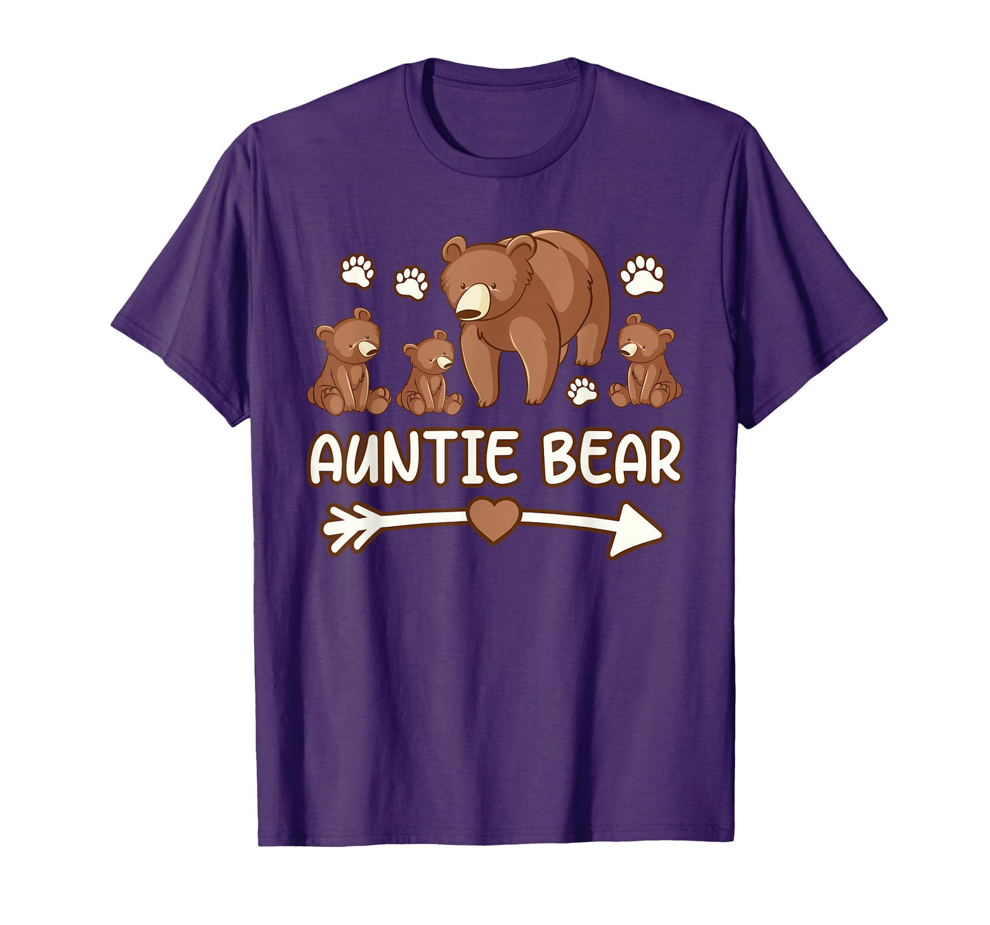 Auntie bear 3 cubs shirts, Auntie bear shirt for women T-Shirt
