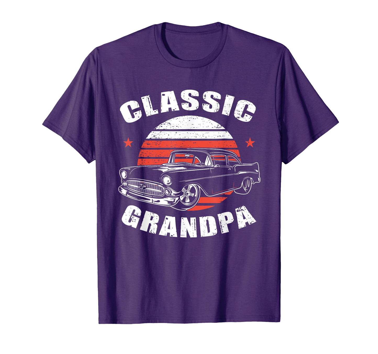 Grandpa Vintage Retro Classic Funny Car Lover Enthusiast T-Shirt