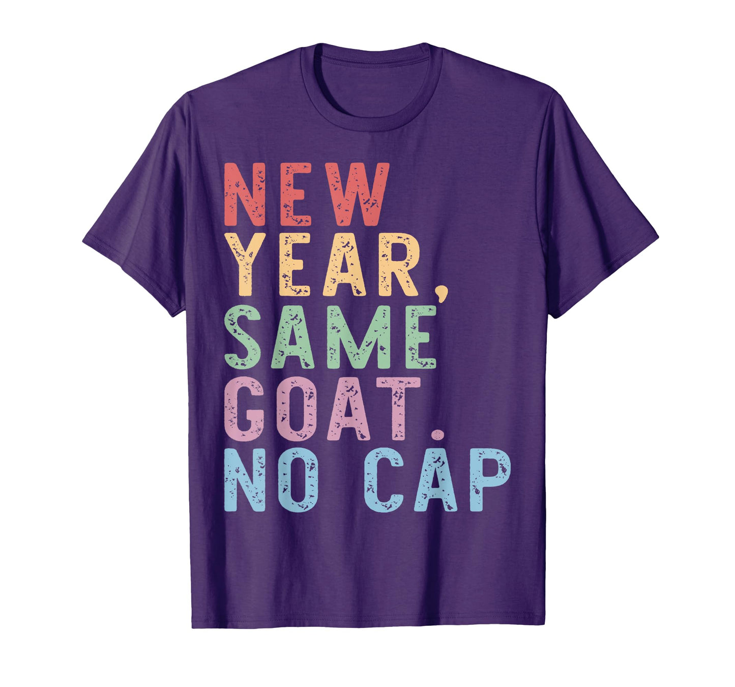 New Year Same Goats No Cap Gen Z Alpha Back To School T-Shirt
