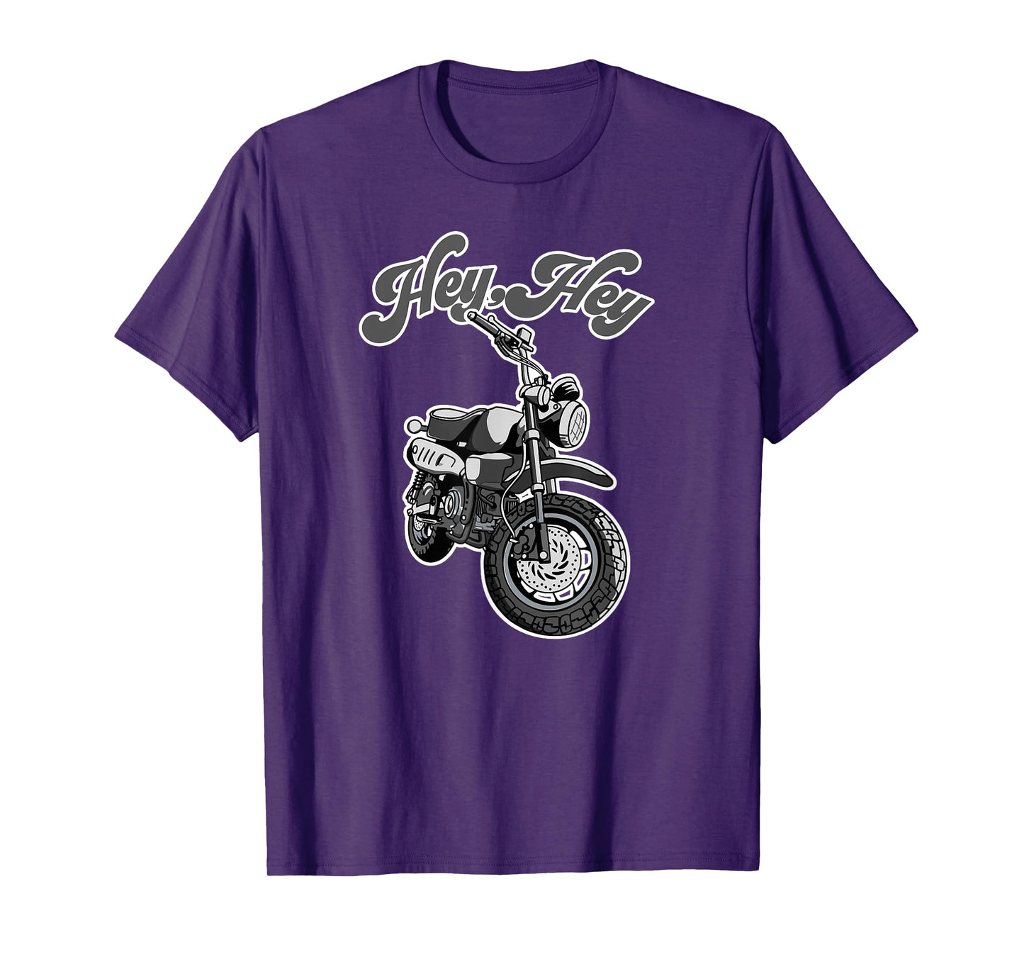 Hey, Hey Motorcycle: mini bike moto Monkey funny T-Shirt