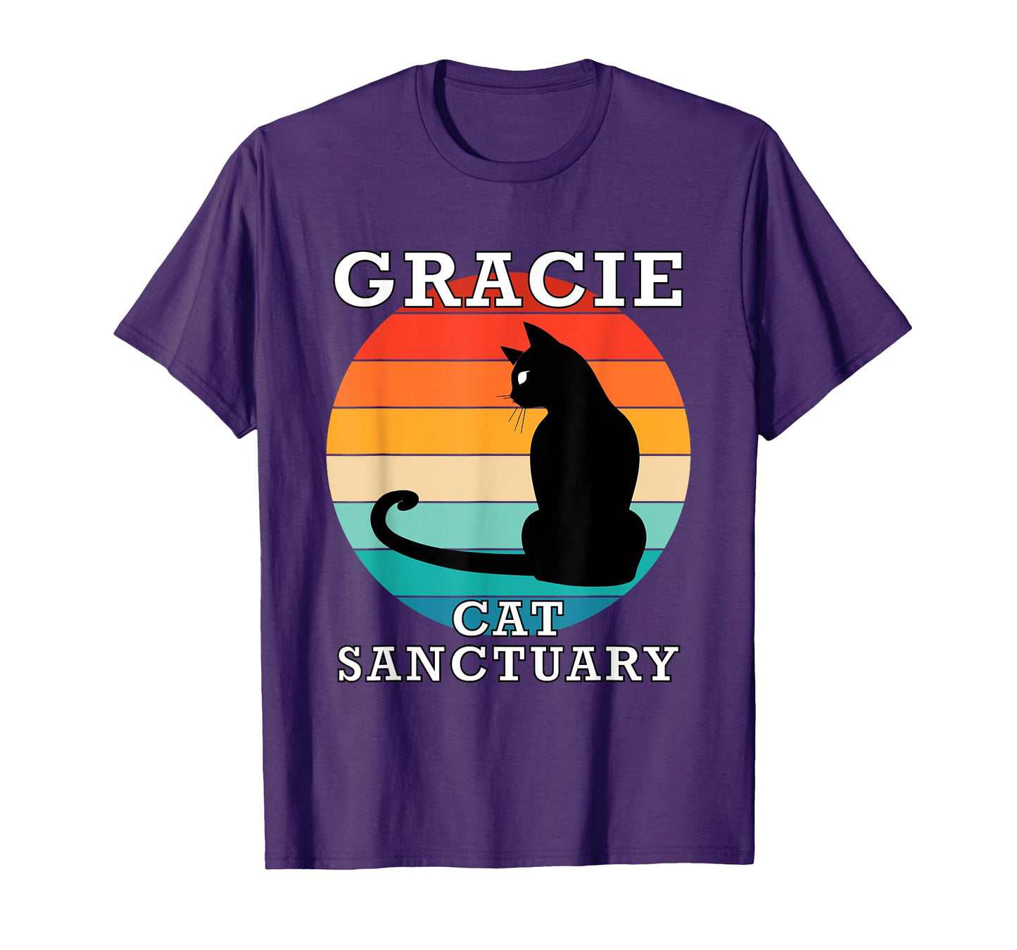 Gracie Cat Sanctuary Group Family Reunion Name T-Shirt
